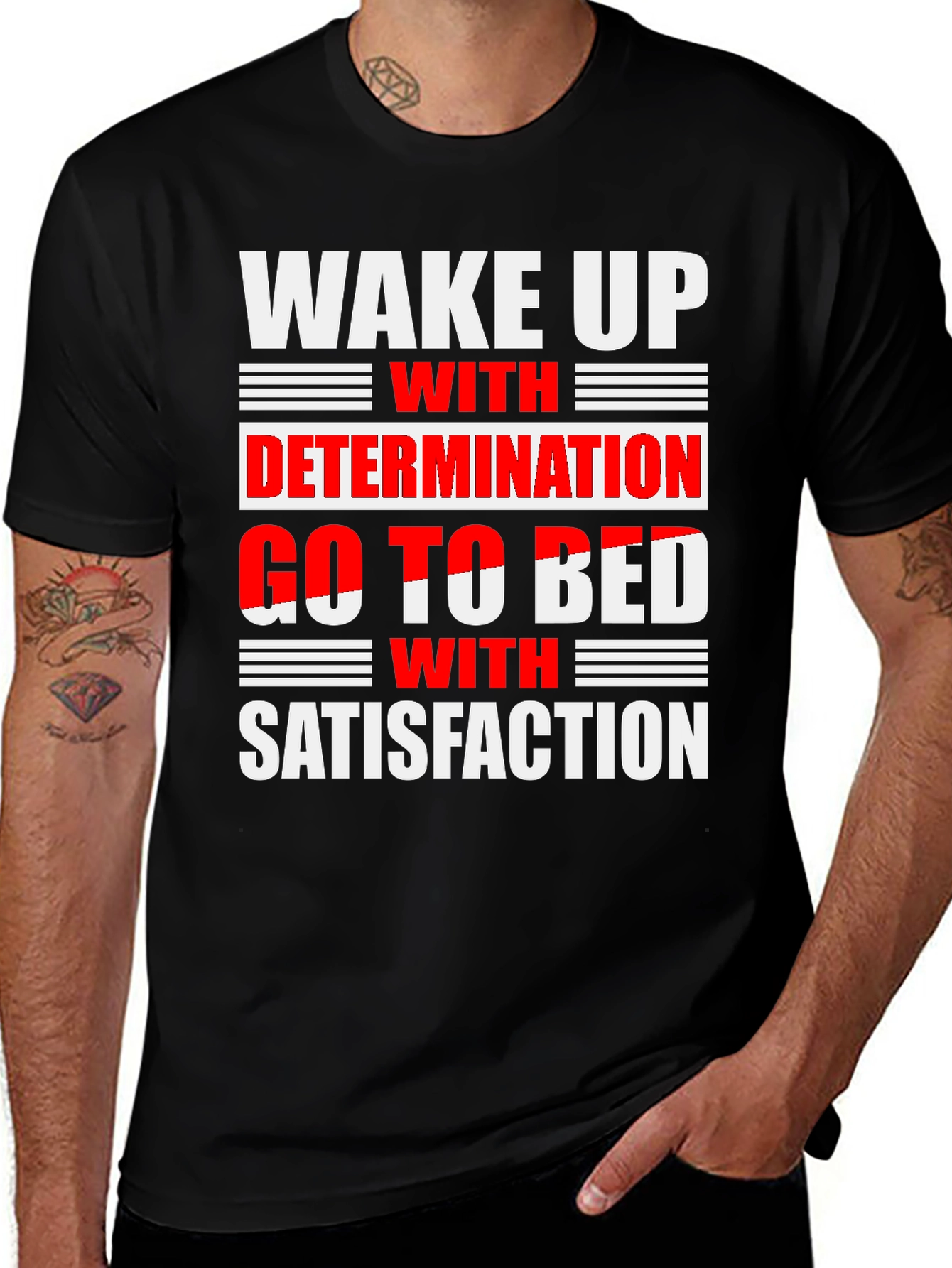 Variant 23 of Wake Up With Determination Graphic Tee