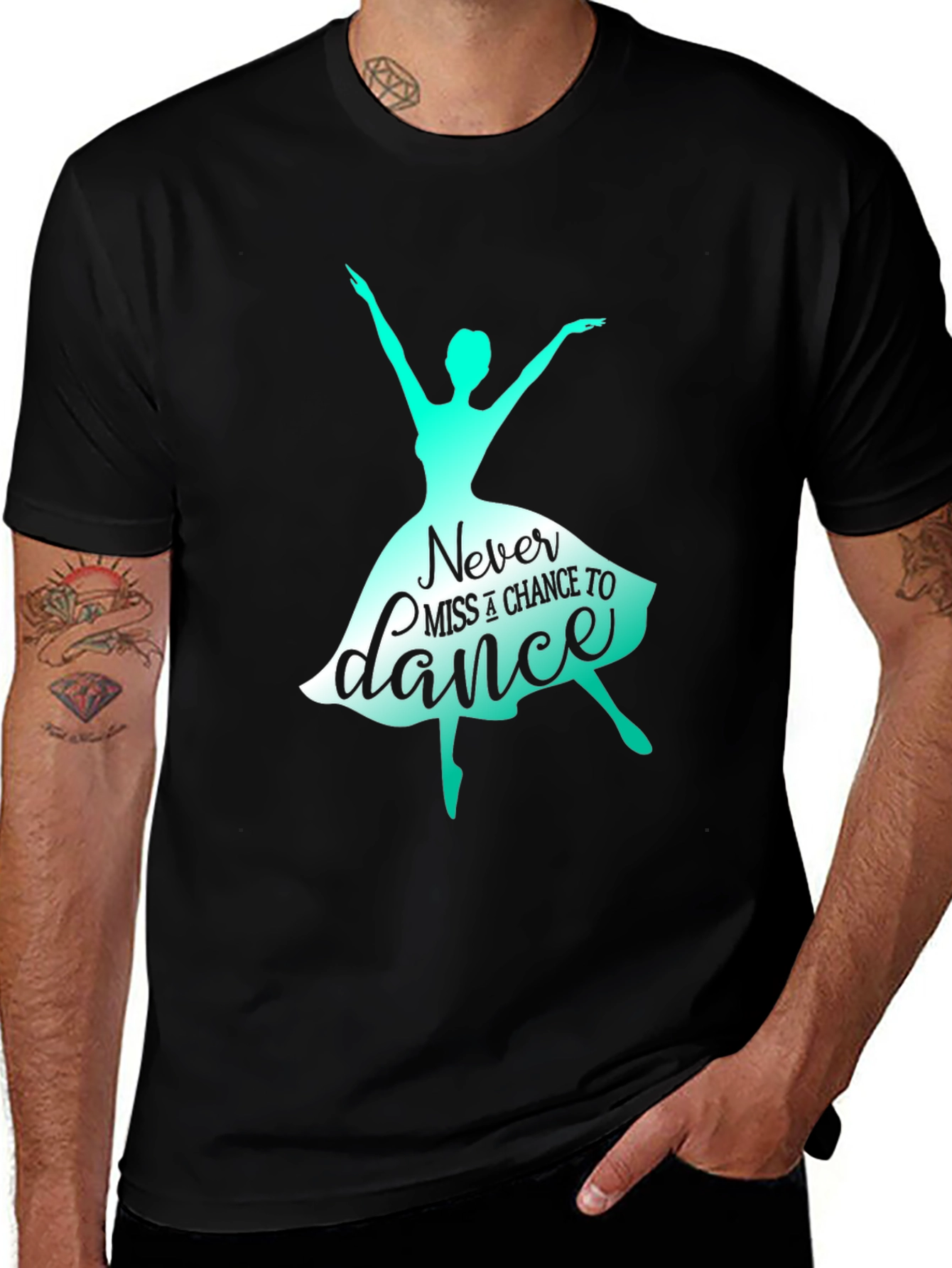 Variant 23 of Never Miss a Chance to Dance T-Shirt