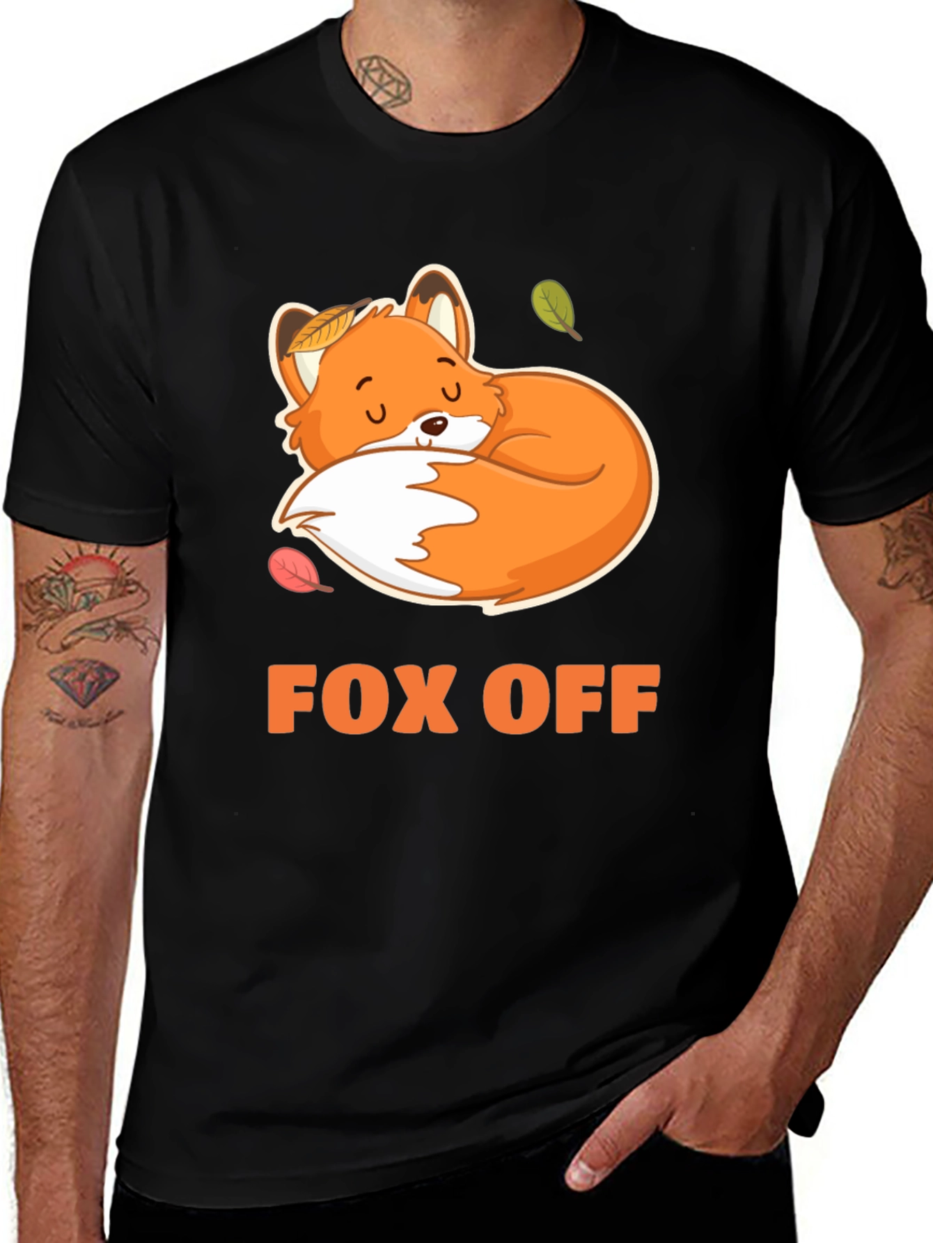 Fox Off T-Shirt - Cute Animal Graphic Tee