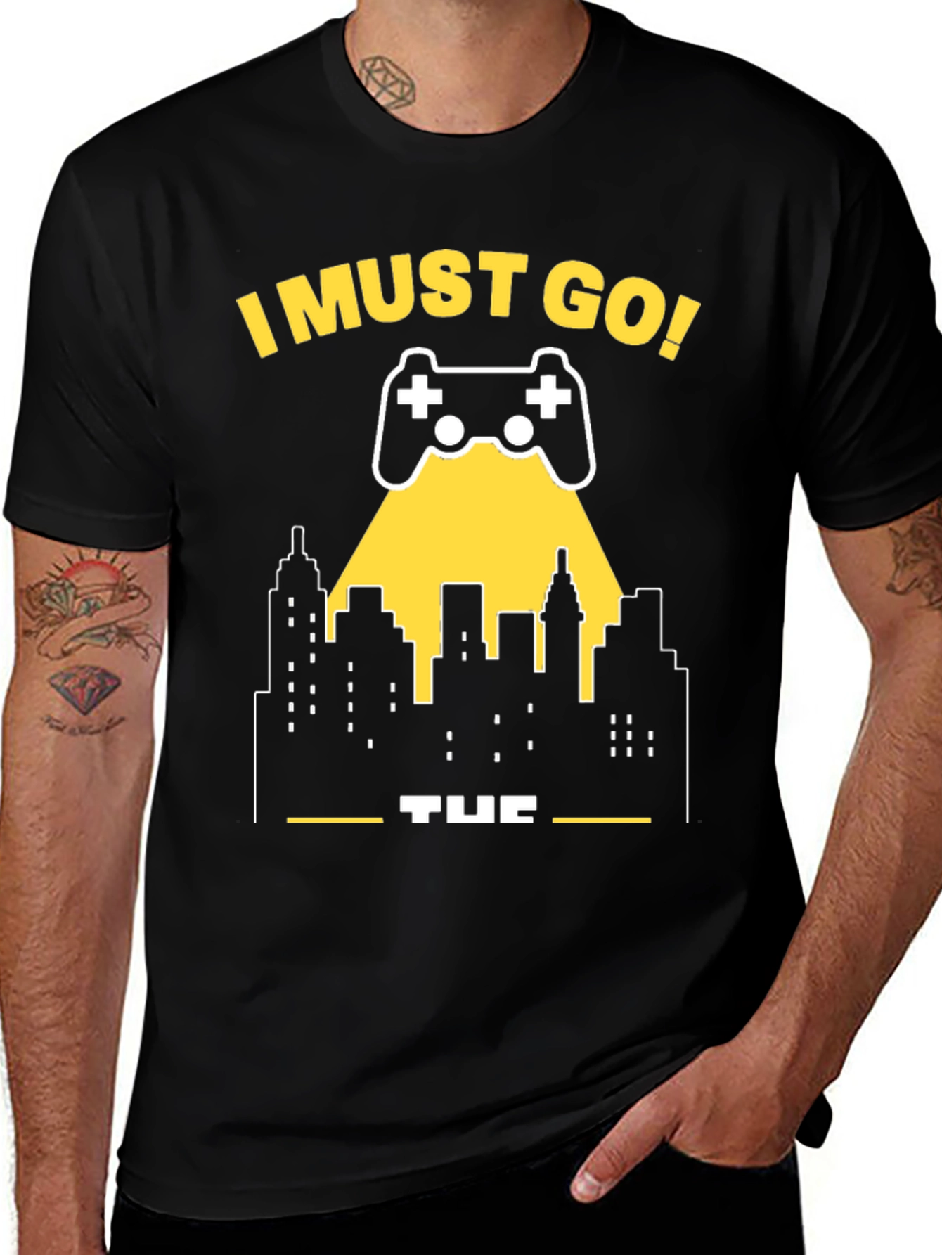 Variant 4 of I Must Go Gaming T-Shirt