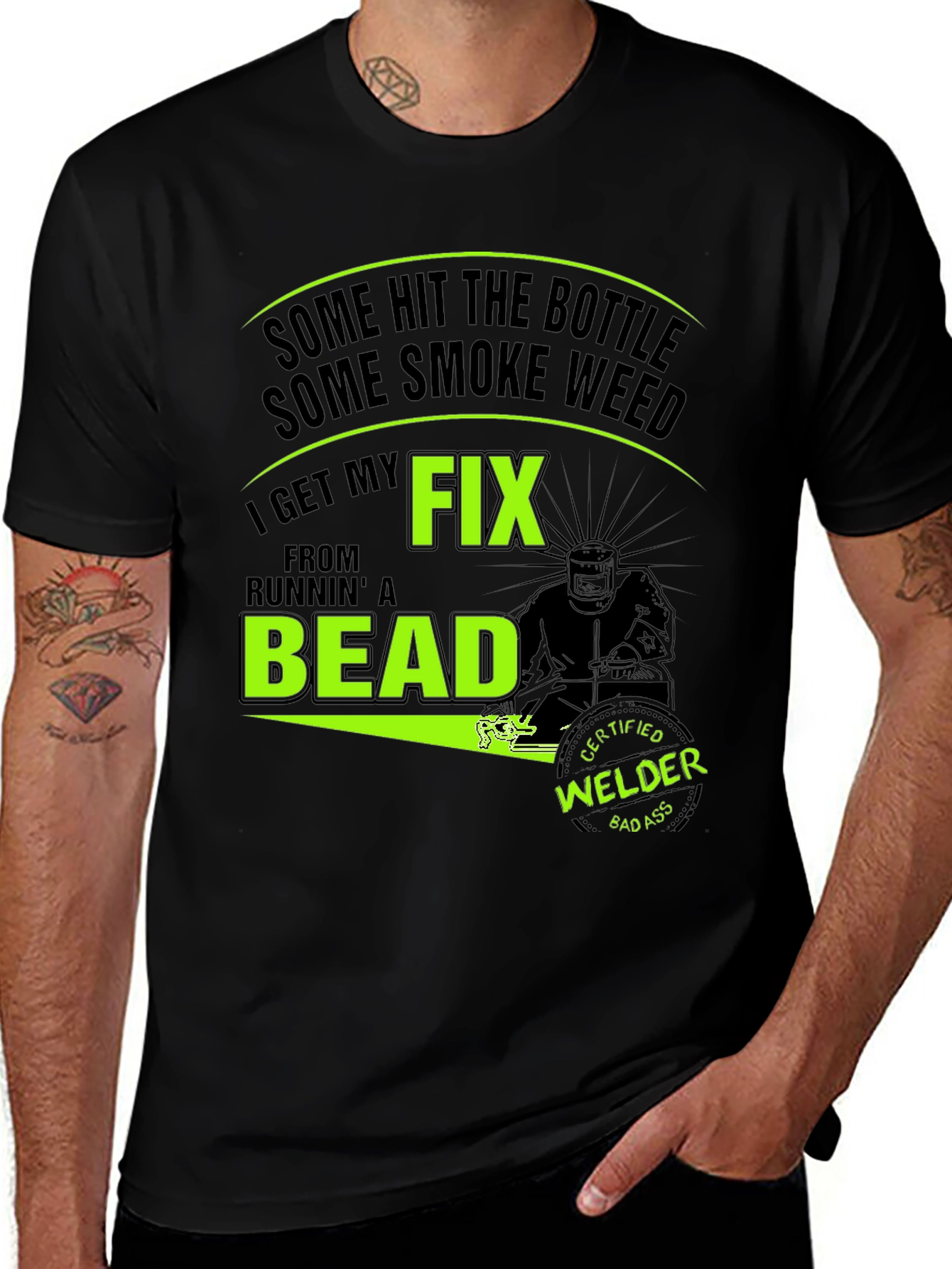 Variant 18 of Certified Welder Graphic T-Shirt