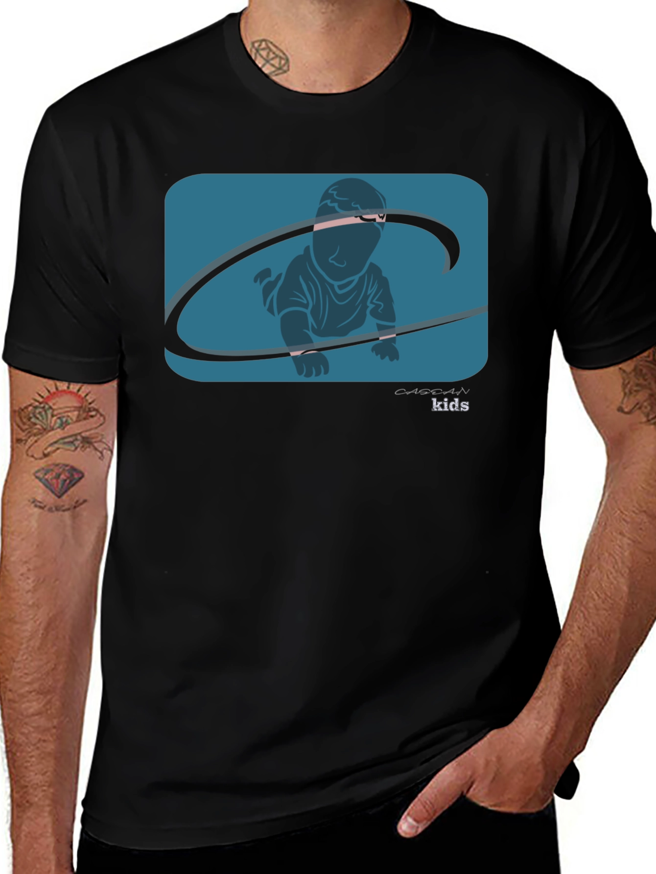Trendy Kids Graphic Tee - Unique Baby Design