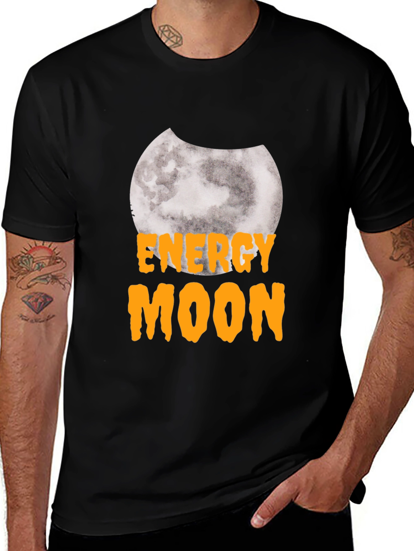 Variant 9 of Energy Moon Graphic T-Shirt