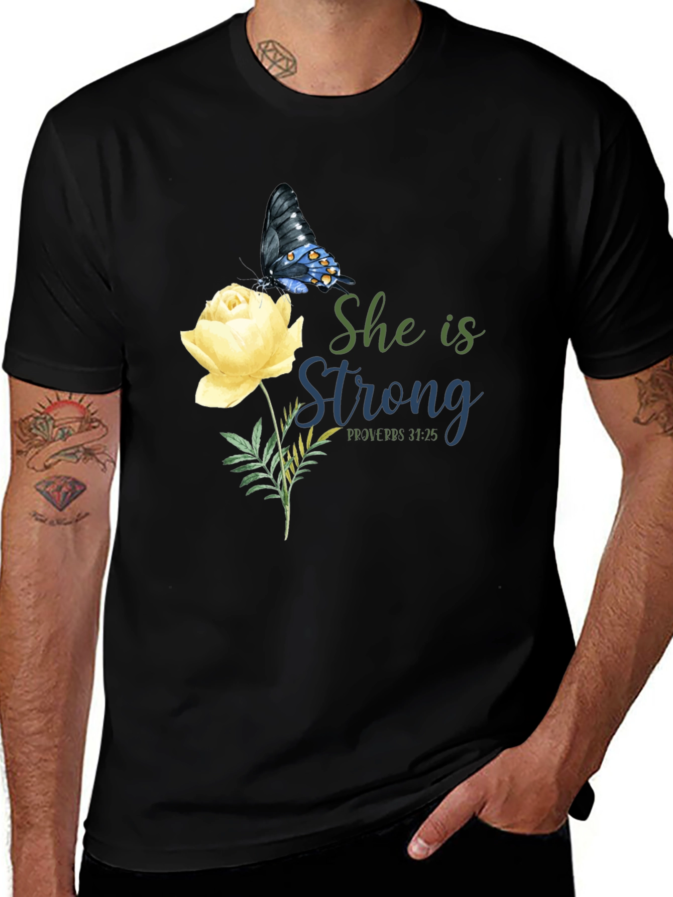 Variant 30 of She is Strong Graphic T-Shirt