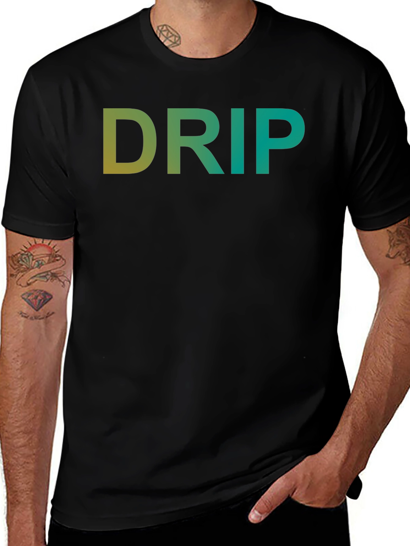 Drip Graphic Tee - Cool Casual Style