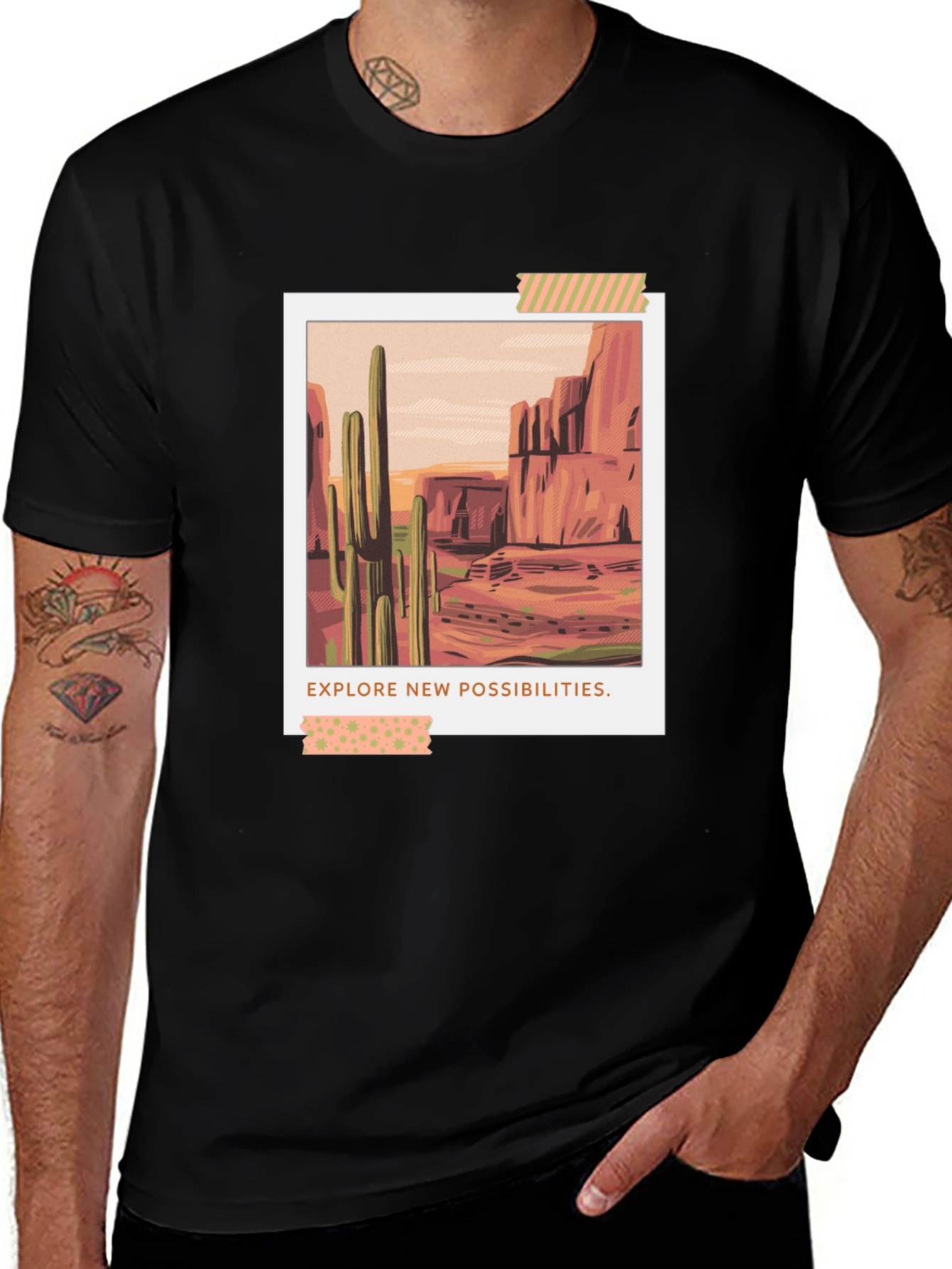 Variant 27 of Explore New Possibilities Desert Graphic Tee