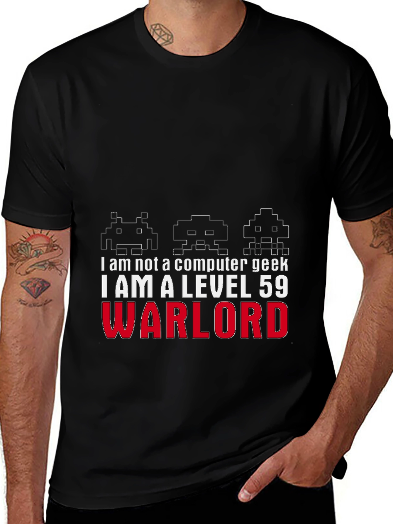 Variant 22 of Level 59 Warlord Gaming Tee - Black