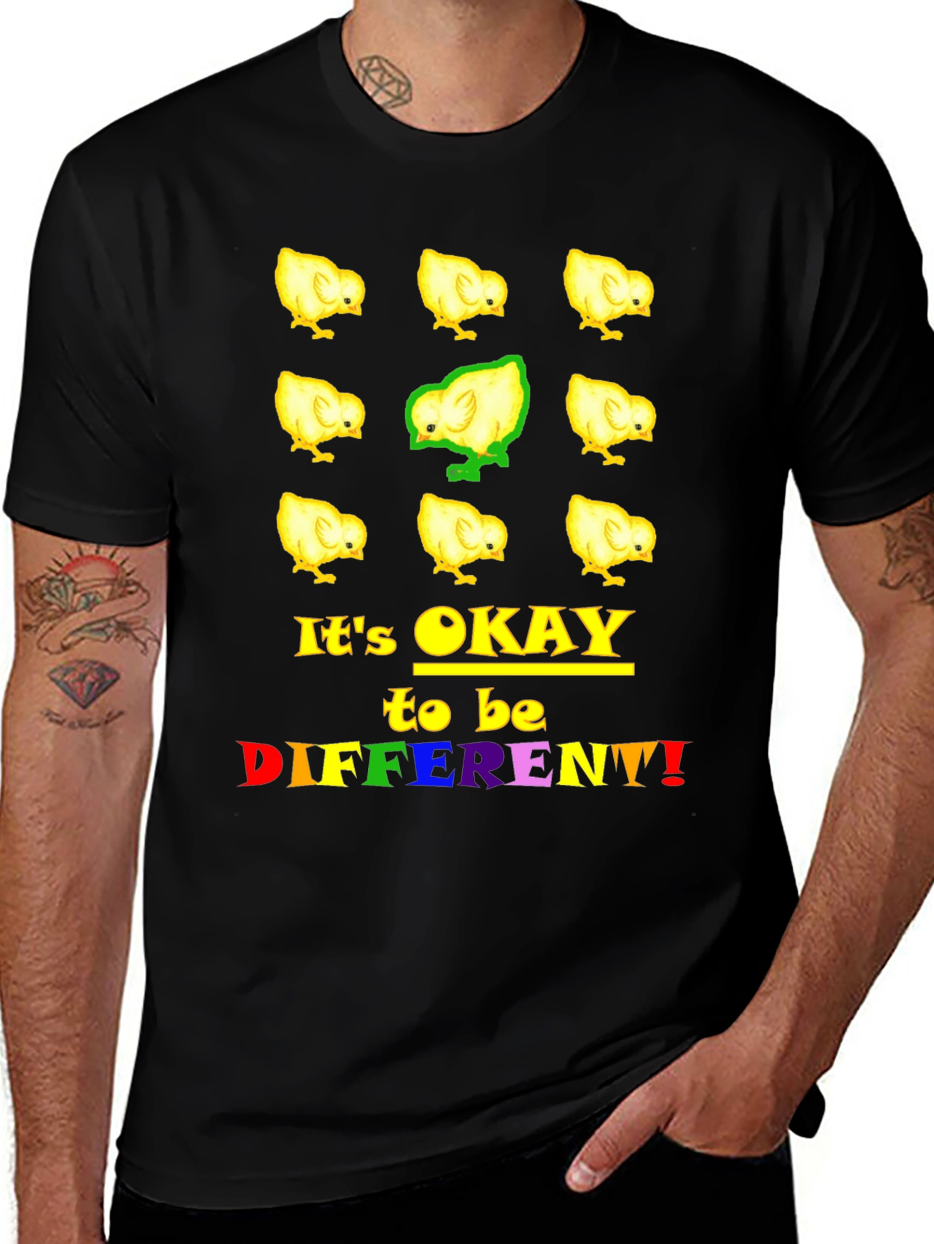 Variant 15 of Be Different Chick T-Shirt
