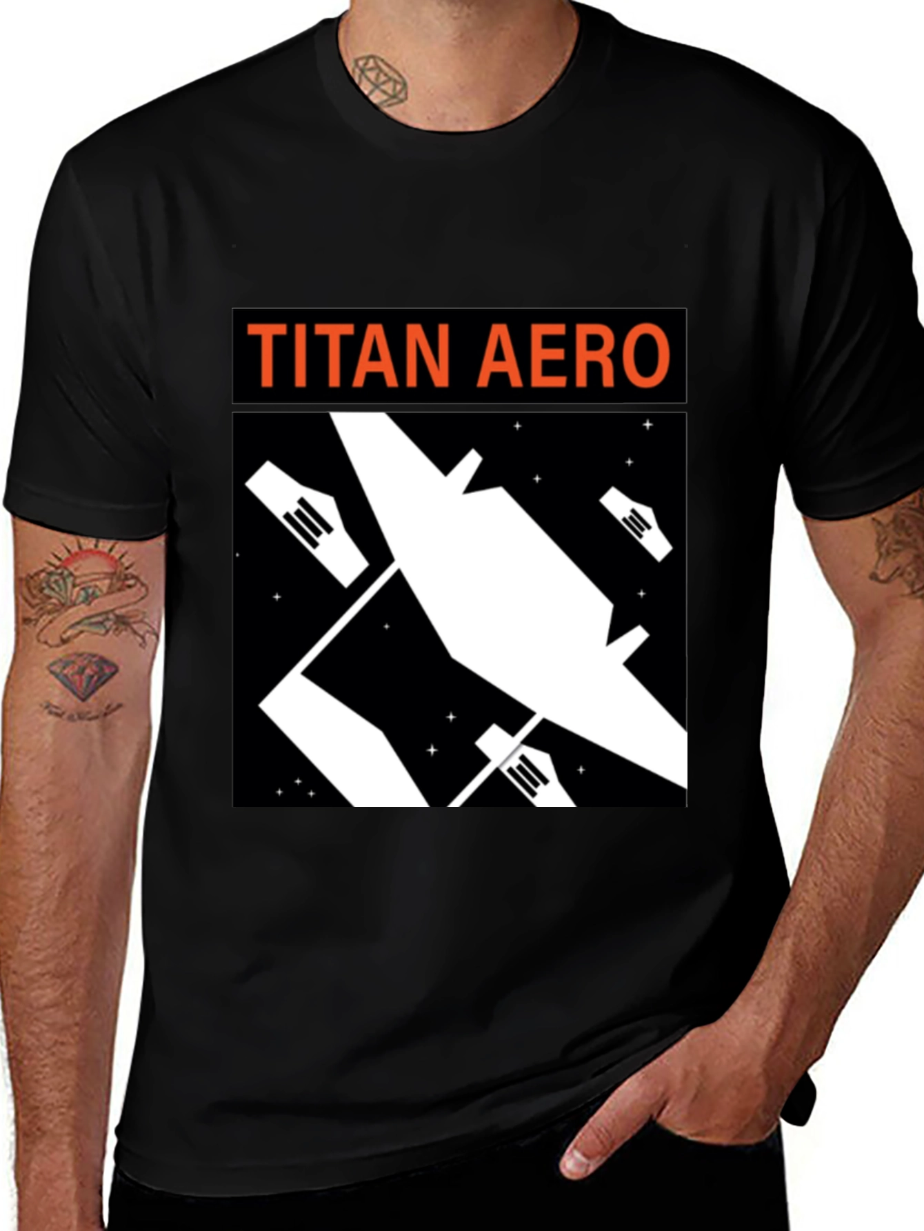 Titan Aero Graphic T-Shirt - Space Flight Inspired