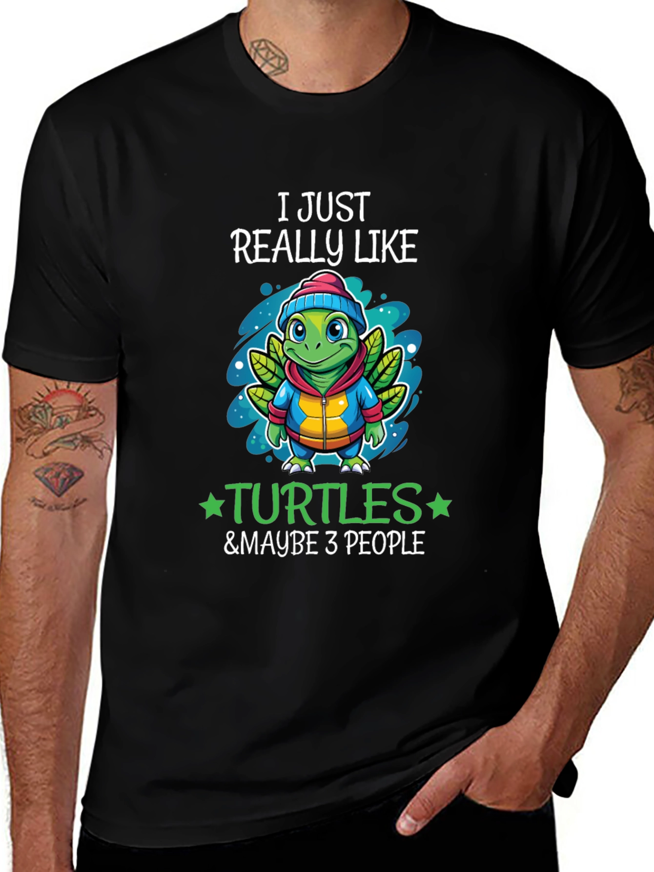 Variant 19 of I Just Really Like Turtles T-Shirt