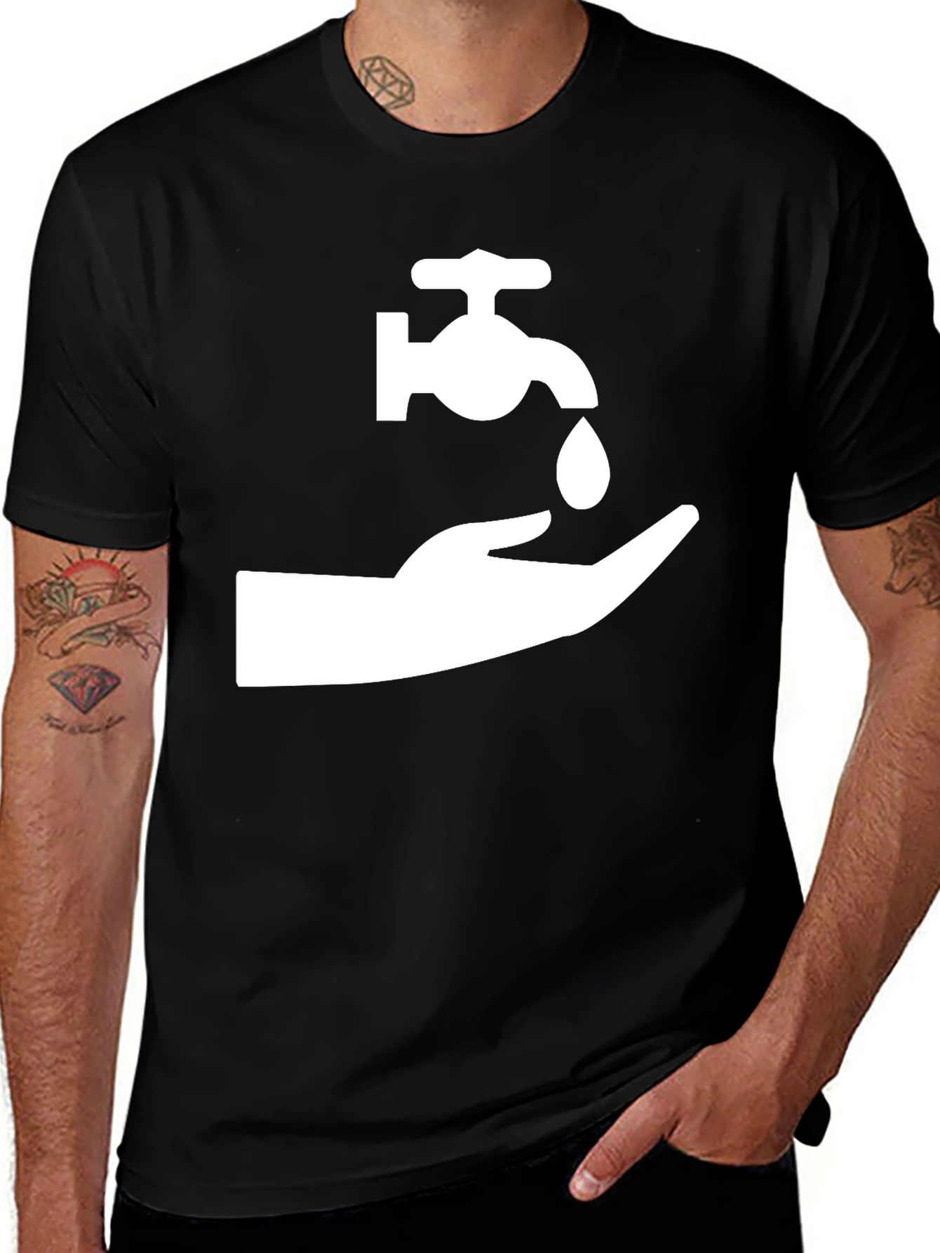 Variant 21 of Wash Your Hands Graphic T-Shirt