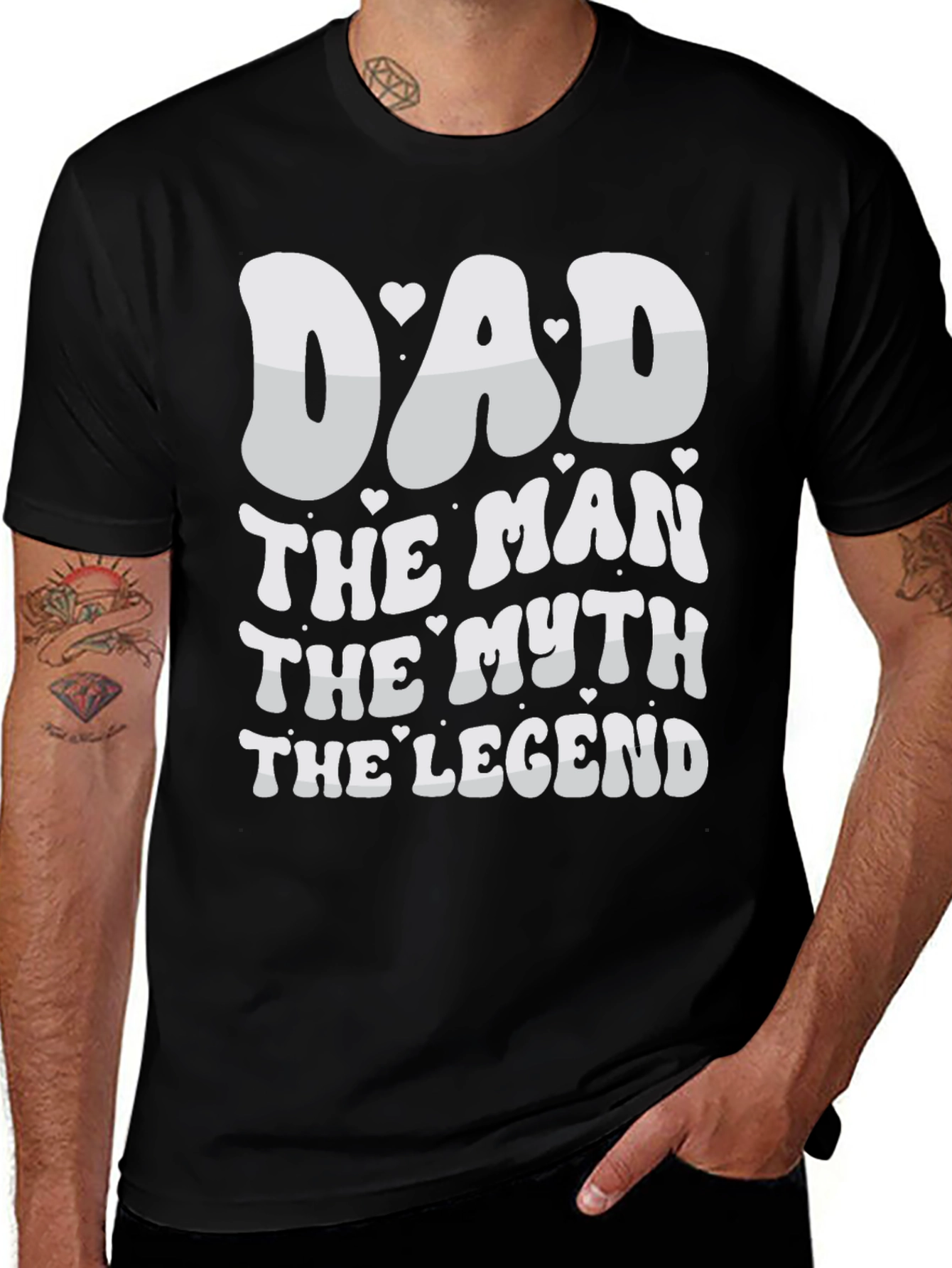 Variant 4 of Dad The Man The Myth The Legend T-Shirt