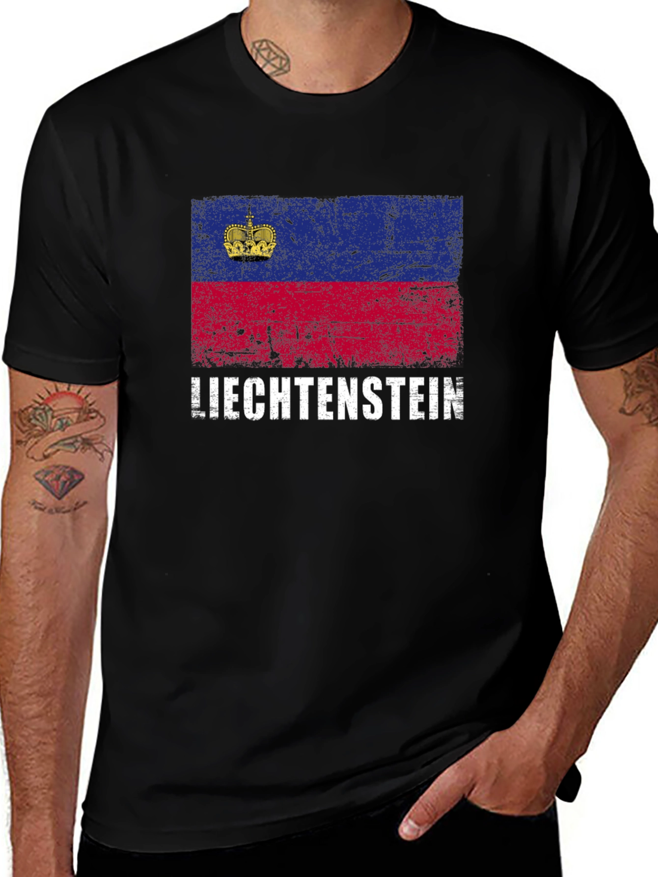 Liechtenstein Flag T-Shirt