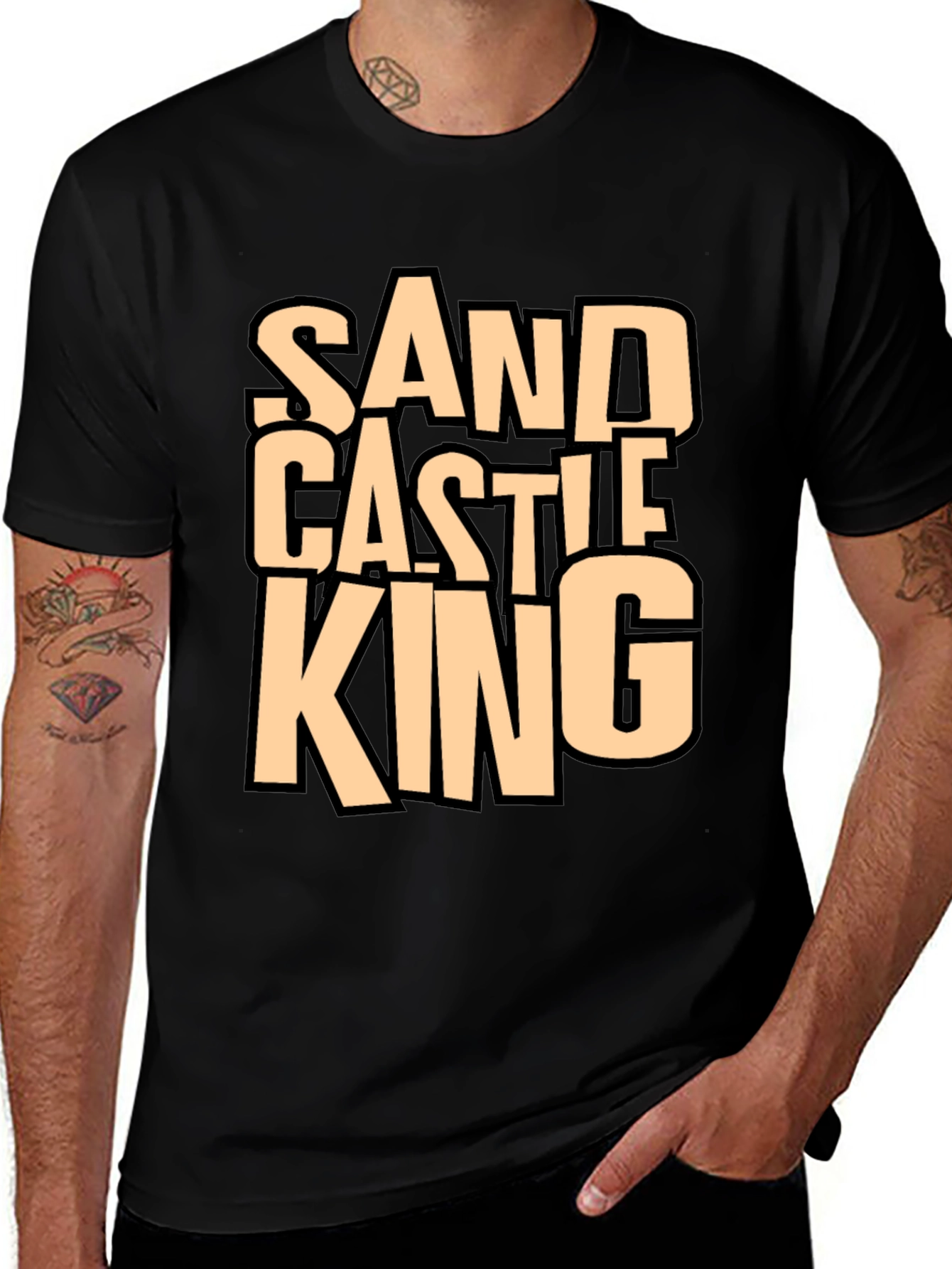 Variant 14 of Sand Castle King T-Shirt - Summer Fun!
