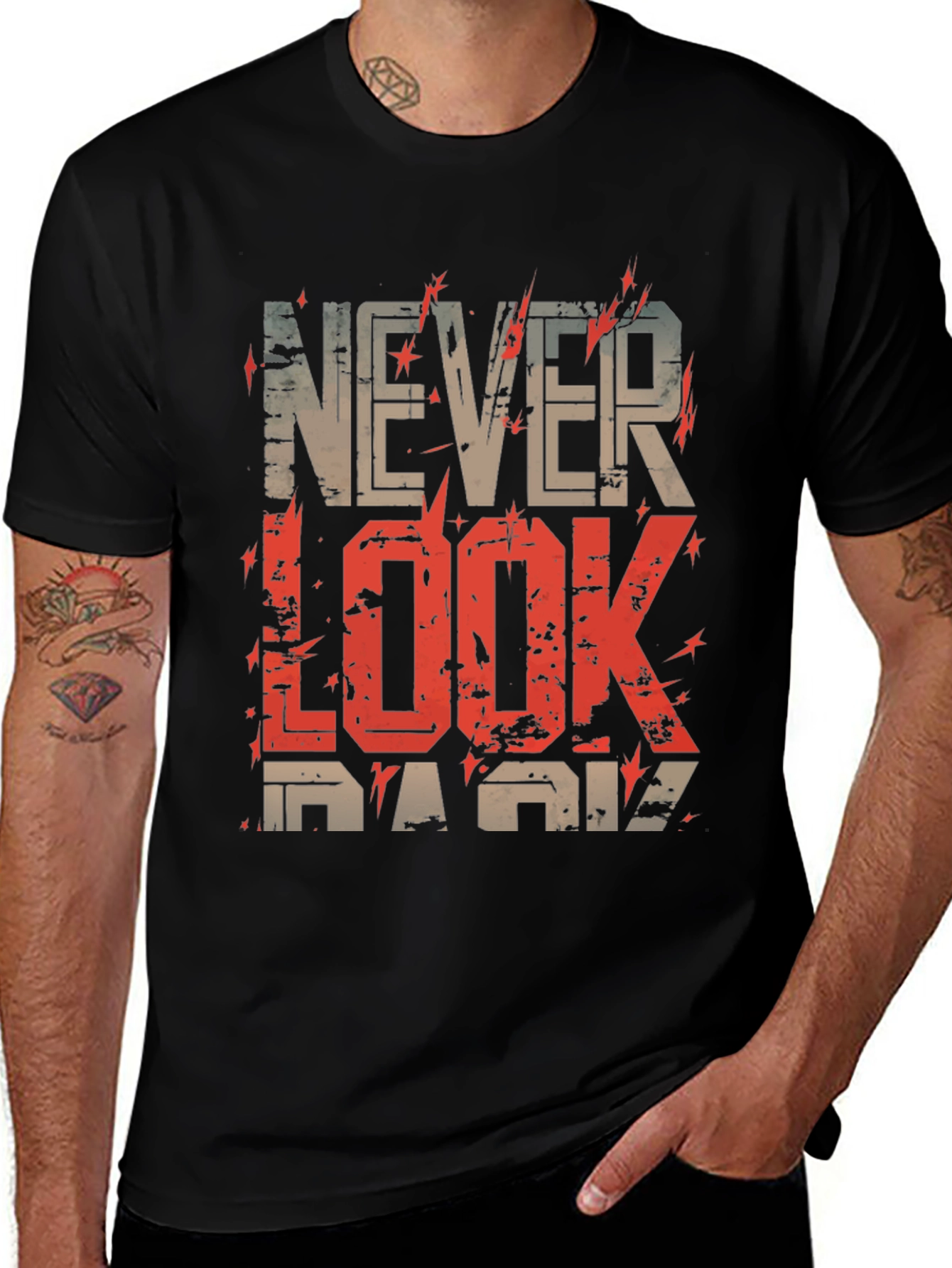 Variant 14 of Never Look Back Graphic Tee