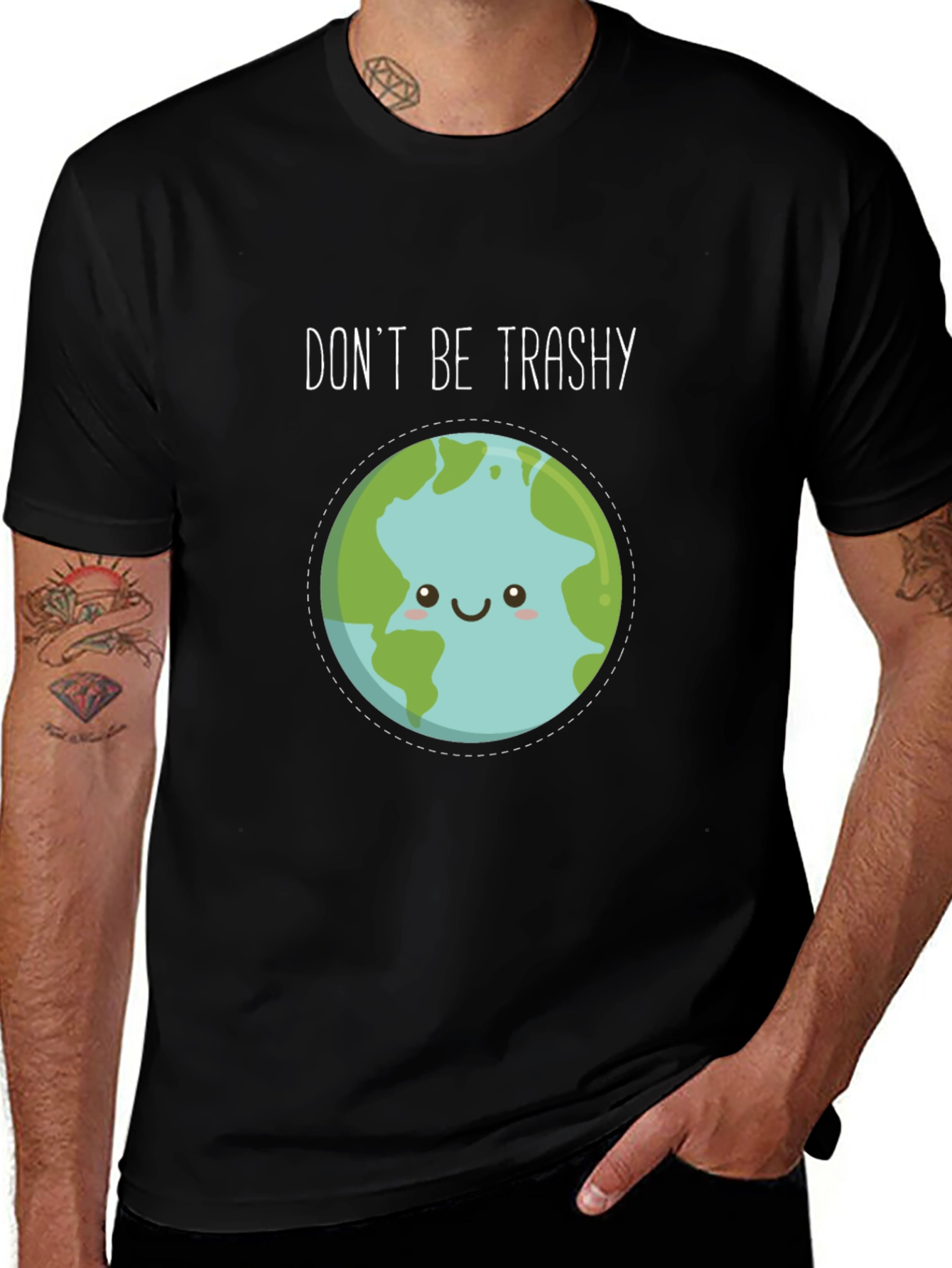 Don't Be Trashy Graphic Tee - Earth Day Shirt