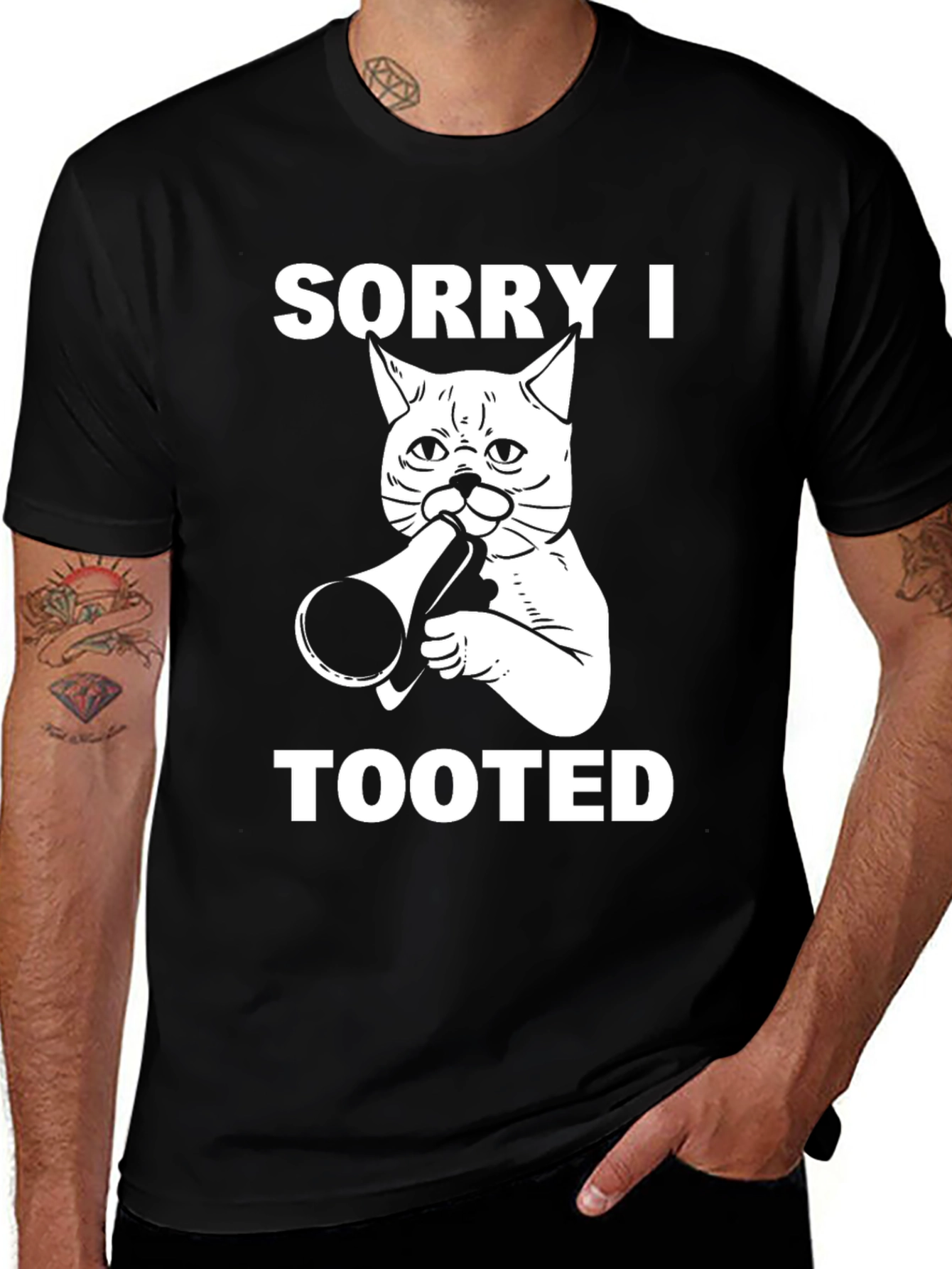 Sorry I Tooted Cat Graphic Tee