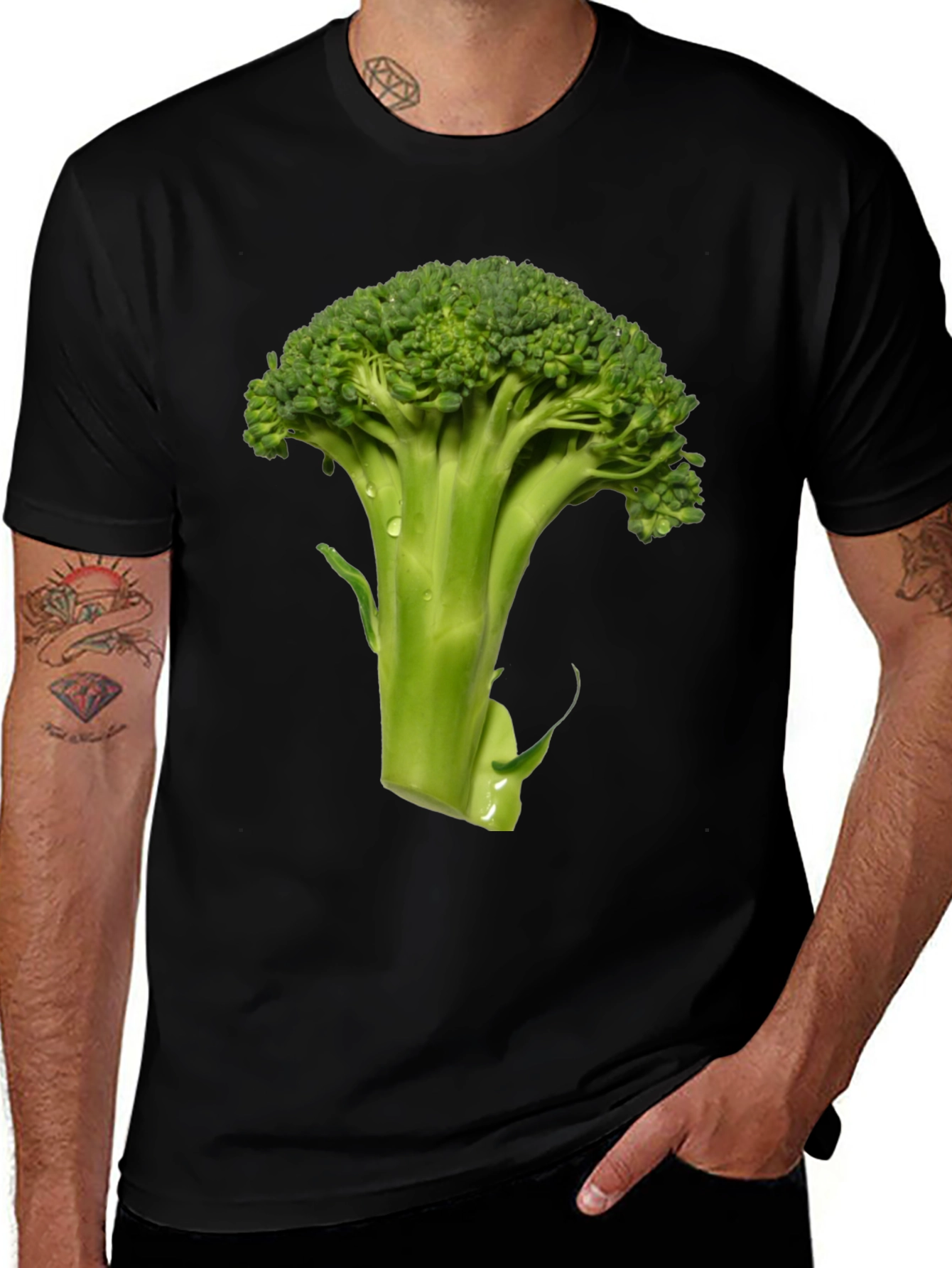 Variant 21 of Broccoli Graphic Tee - Fresh Vegetable Shirt