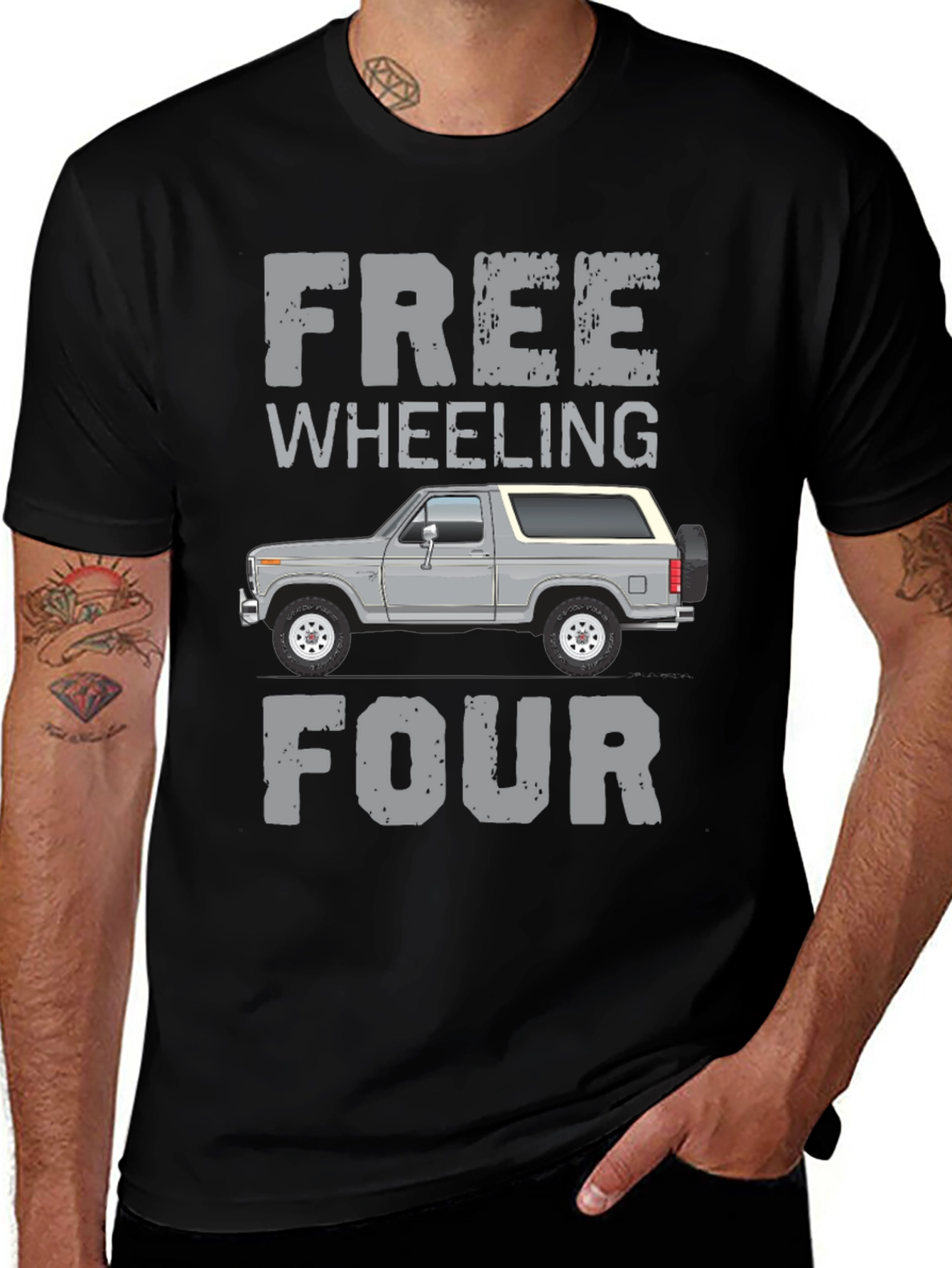 Variant 15 of Free Wheeling Four T-Shirt