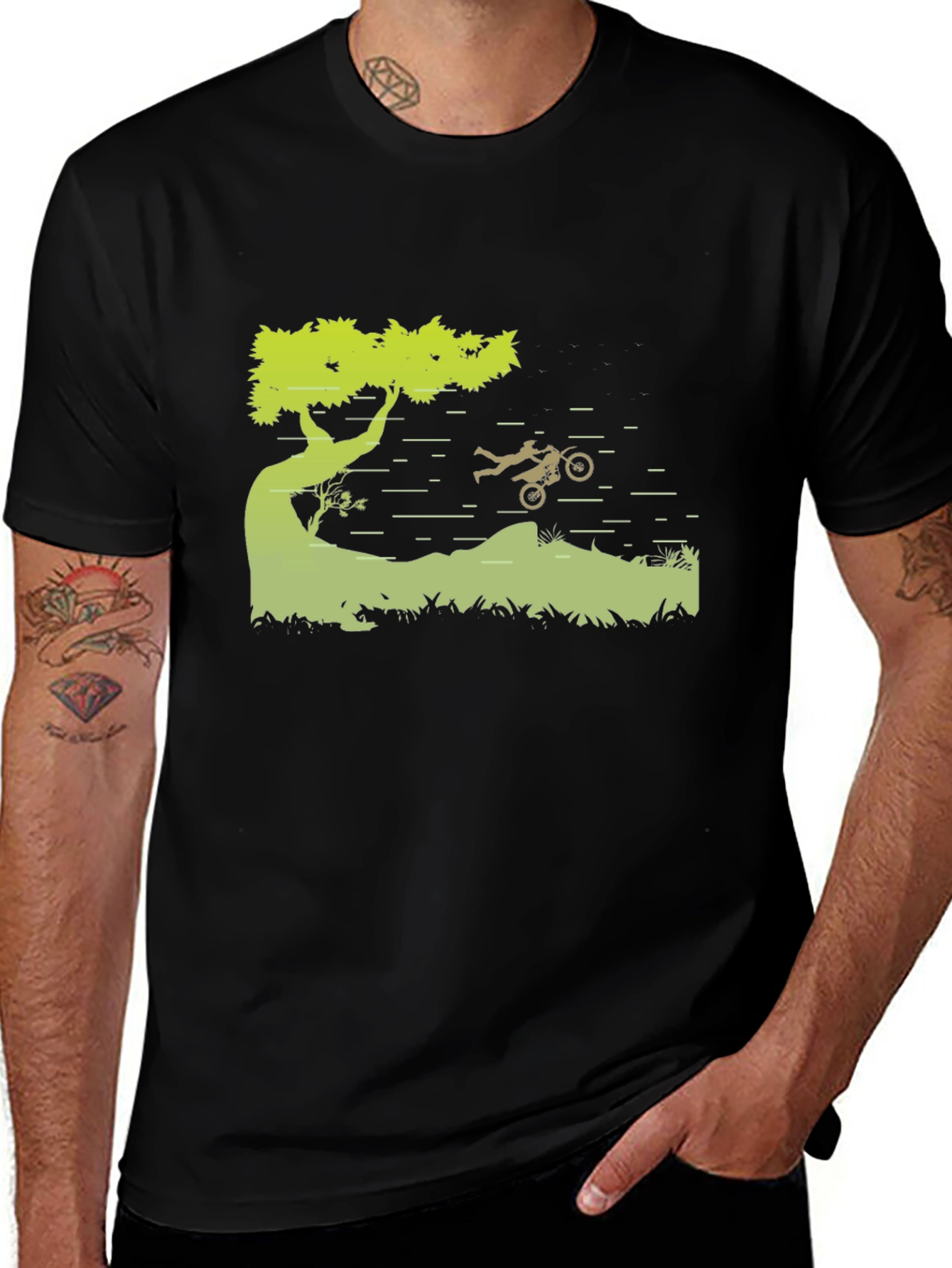 Variant 13 of Mountain Bike Jump T-Shirt - Adventure Tee