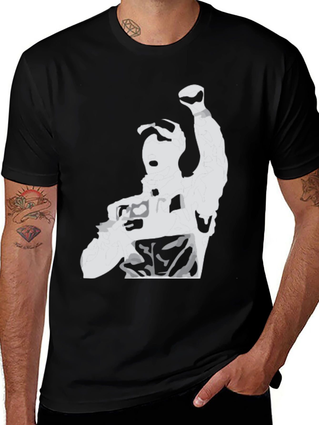 Variant 24 of Graphic T-Shirt - Retro Boxer Design