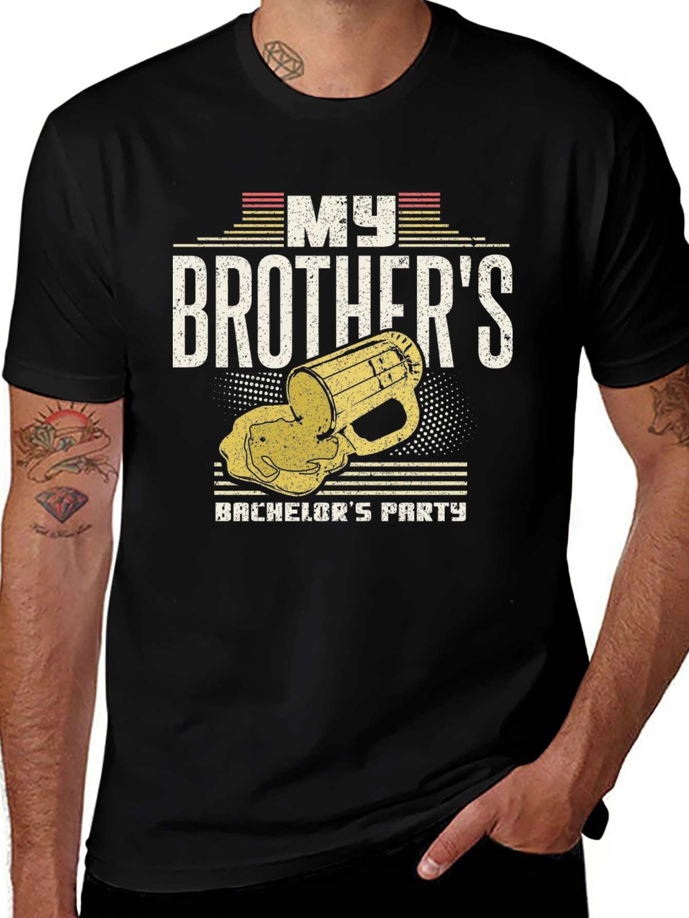 Variant 30 of Brother's Bachelor Party Graphic T-Shirt