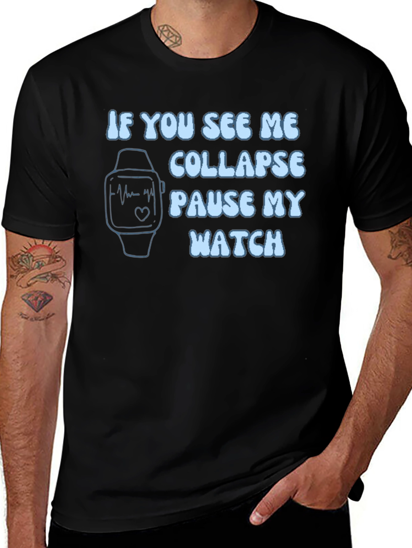 Variant 30 of Pause My Watch Funny T-Shirt