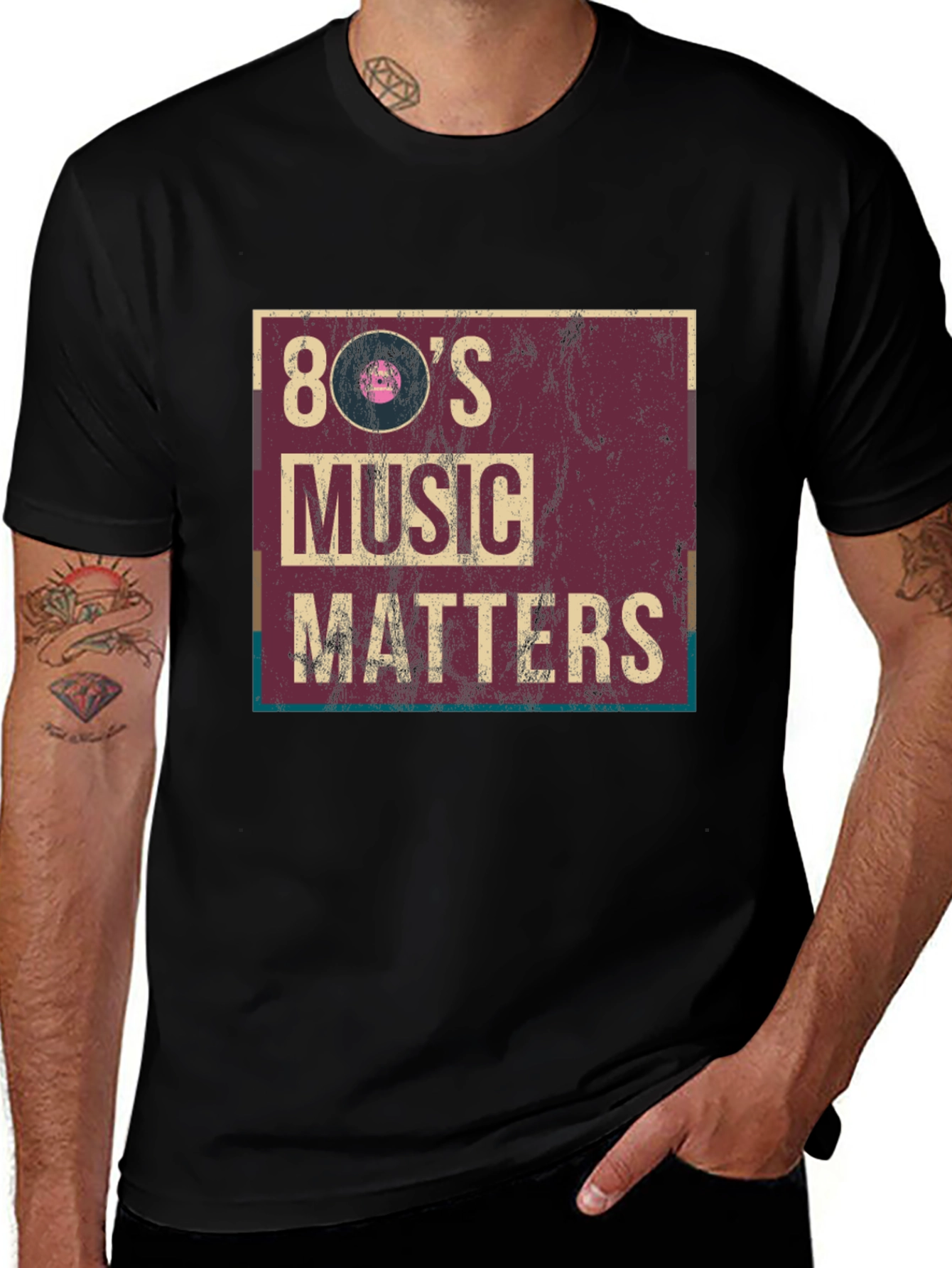 Variant 10 of 80's Music Matters Graphic T-Shirt