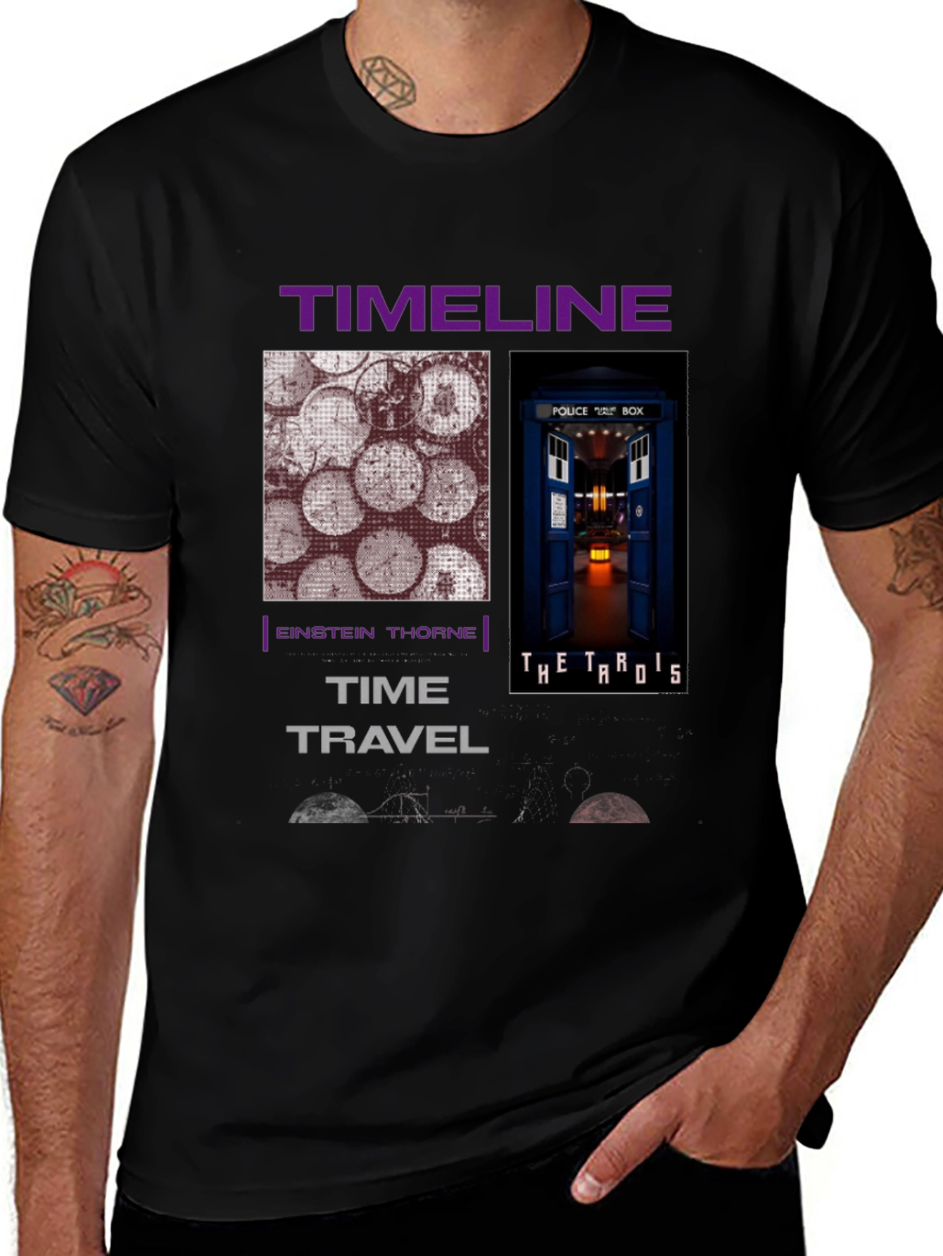 Variant 25 of Timeline Time Travel T-Shirt