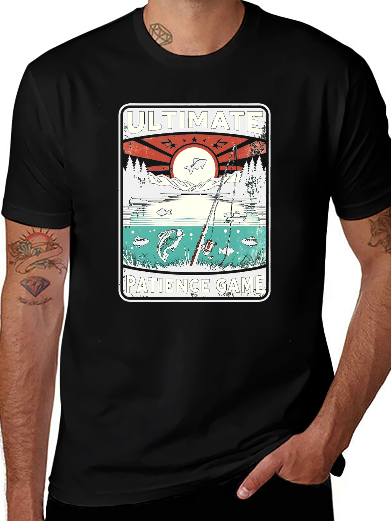 Ultimate Patience Game Fishing T-Shirt