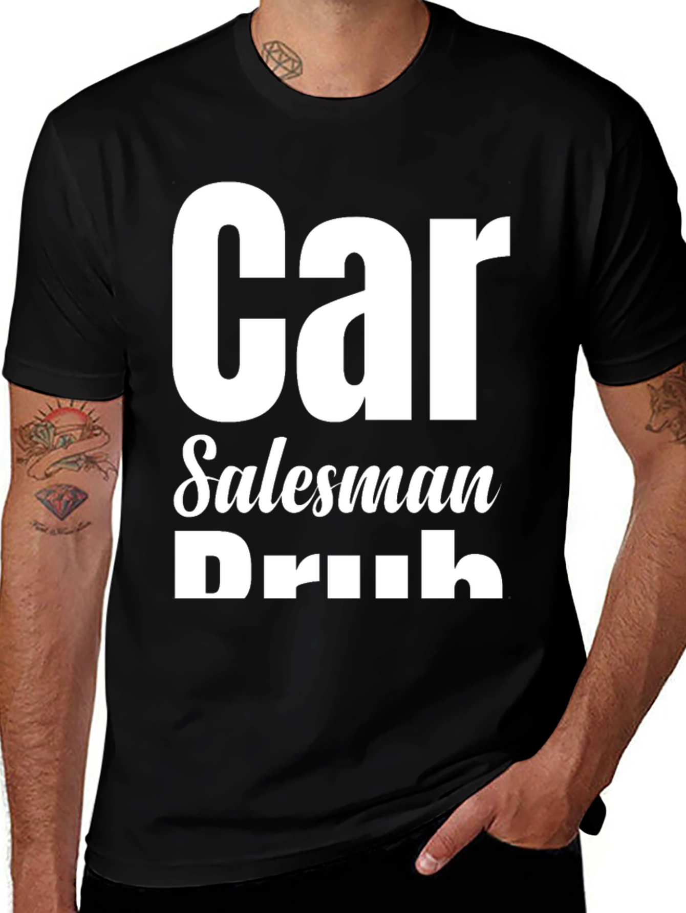 Variant 4 of Car Salesman Drunk Funny Graphic T-Shirt