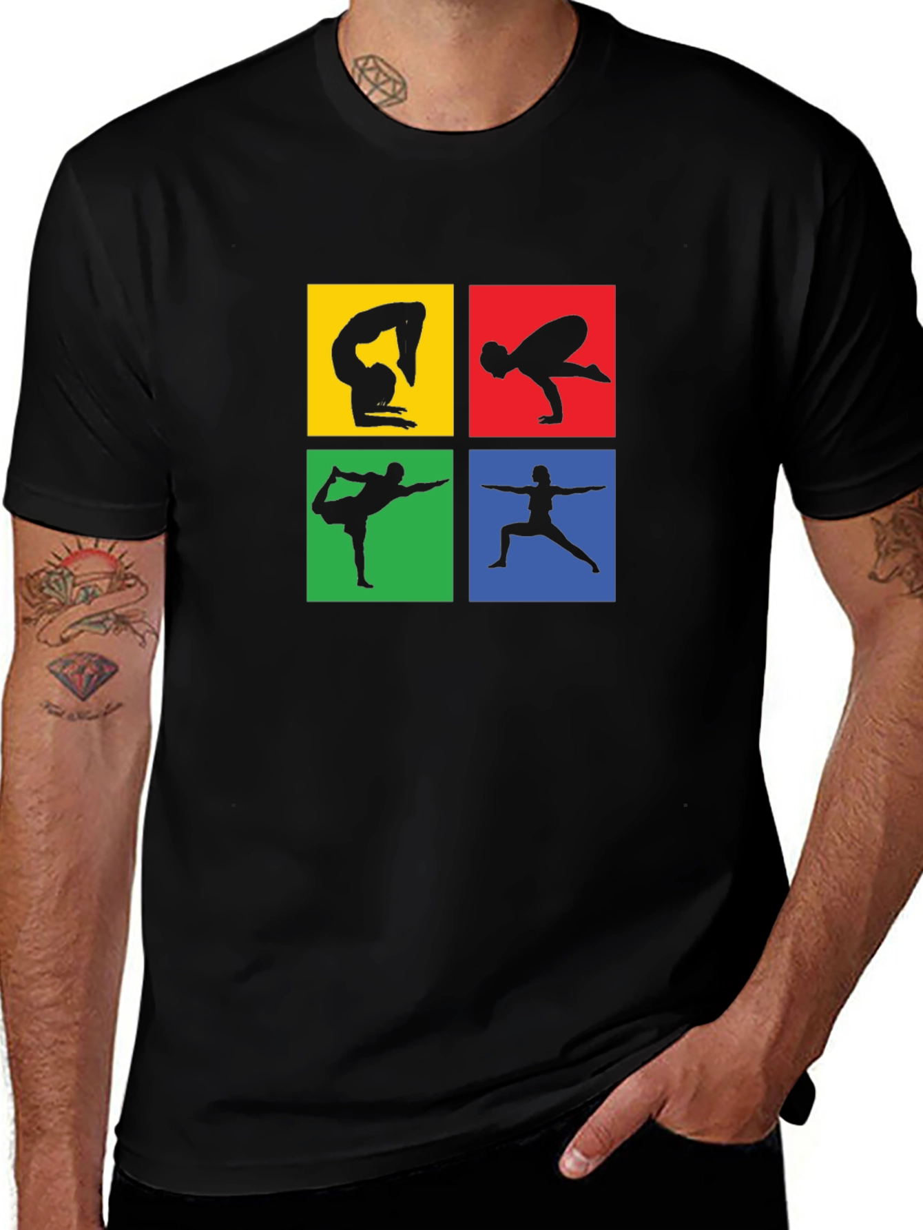 Variant 23 of Yoga Pose Graphic T-Shirt