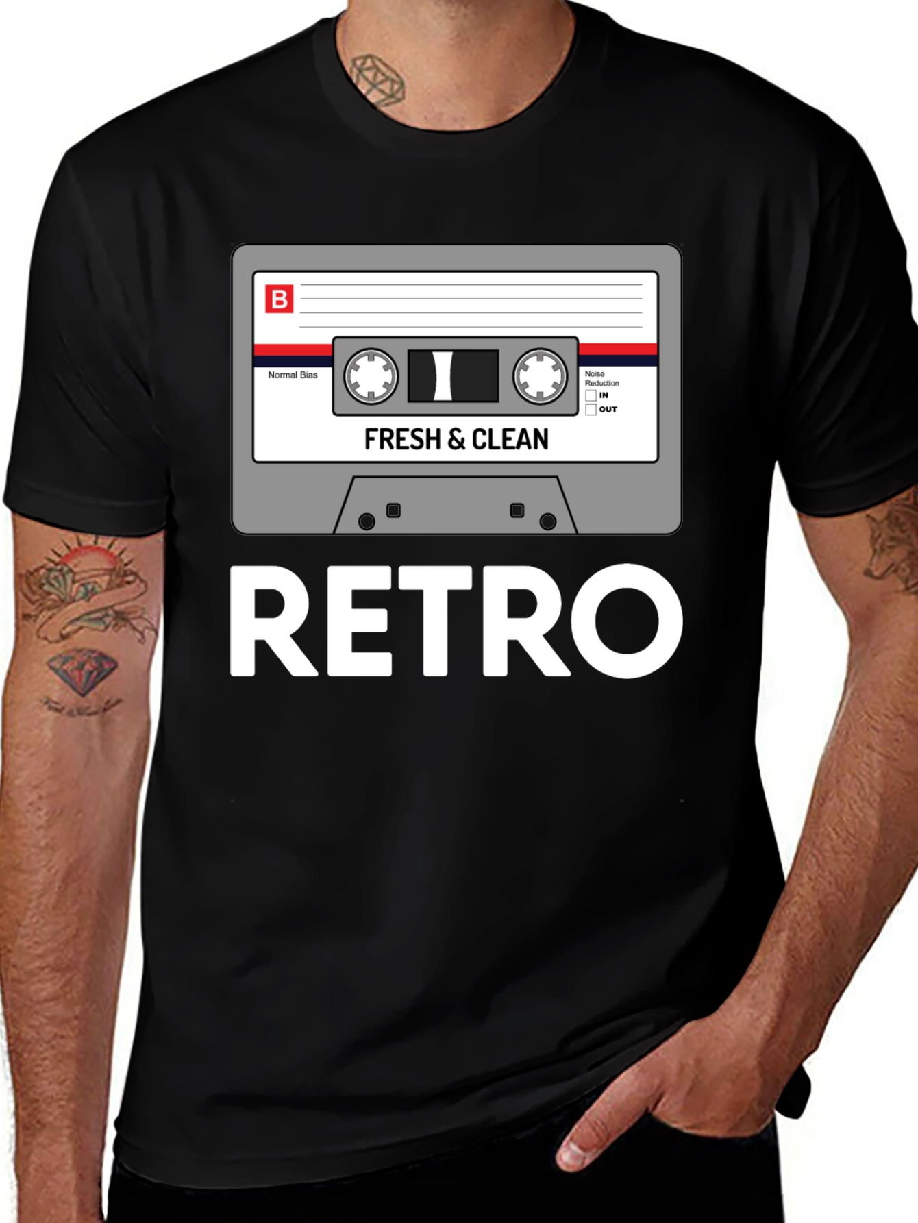 Retro Cassette Tape Graphic T-Shirt