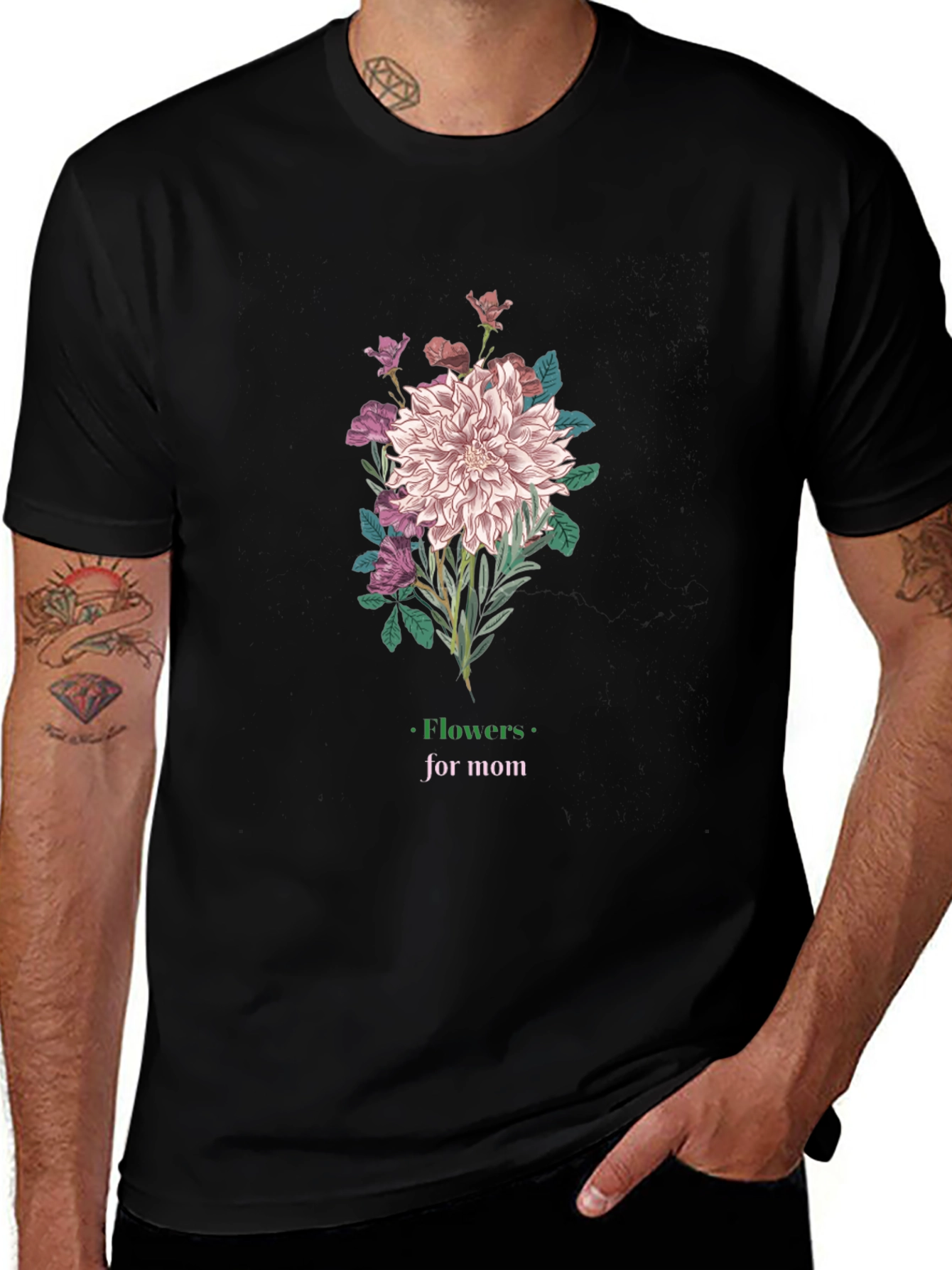 Variant 8 of Flowers for Mom Graphic T-Shirt