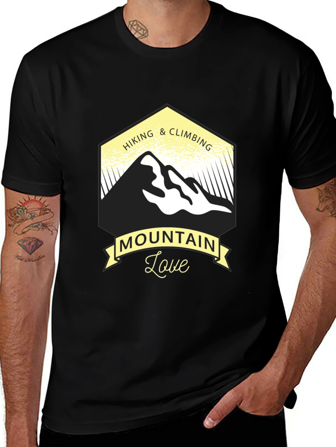 Black Mountain Love Hiking & Climbing Graphic Tee main image