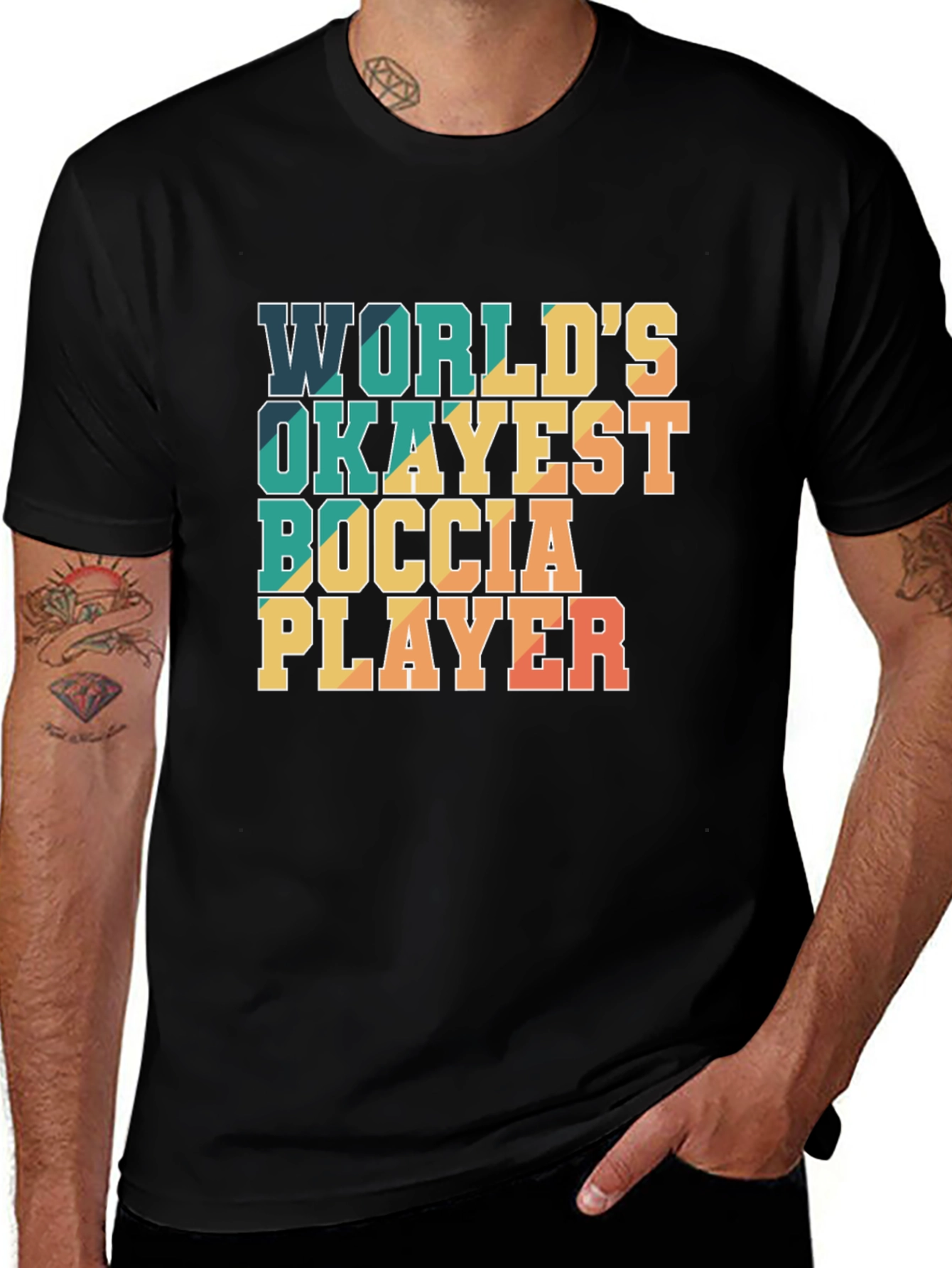 World's Okayest Boccia Player T-Shirt