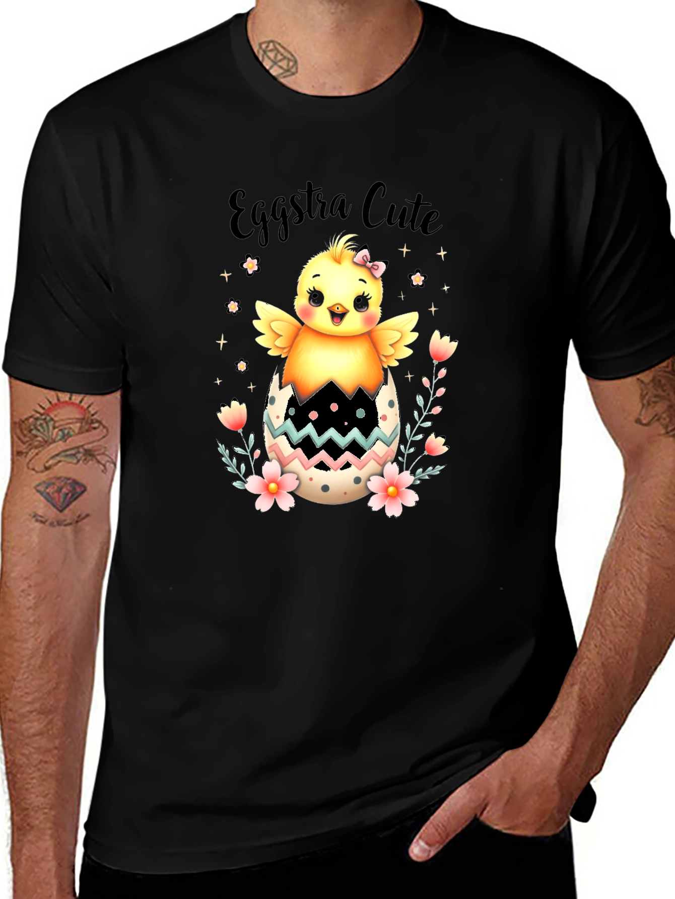 Eggstra Cute Easter Chick T-Shirt