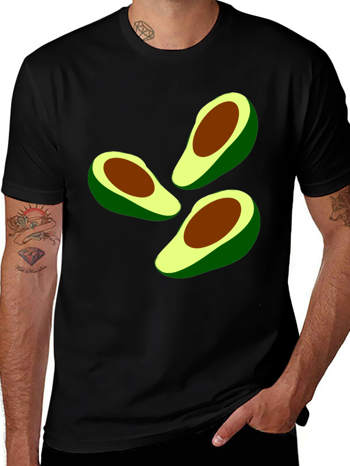 Variant 17 of Avocado Graphic Tee - Casual Comfort