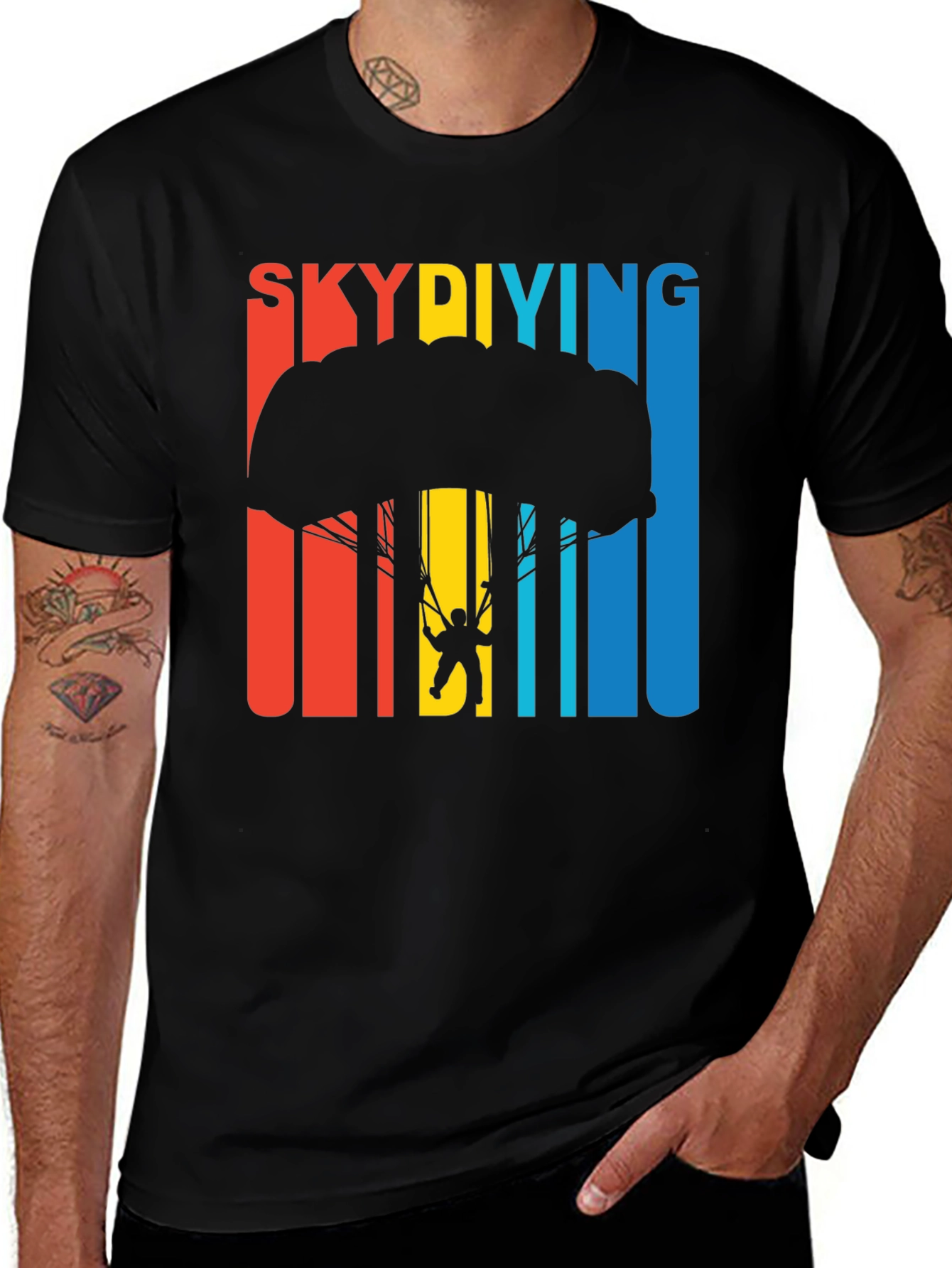 Skydiving Graphic T-Shirt