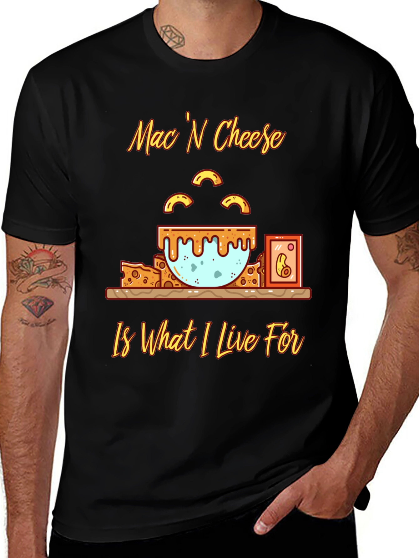 Variant 30 of Mac 'N Cheese Is What I Live For T-Shirt