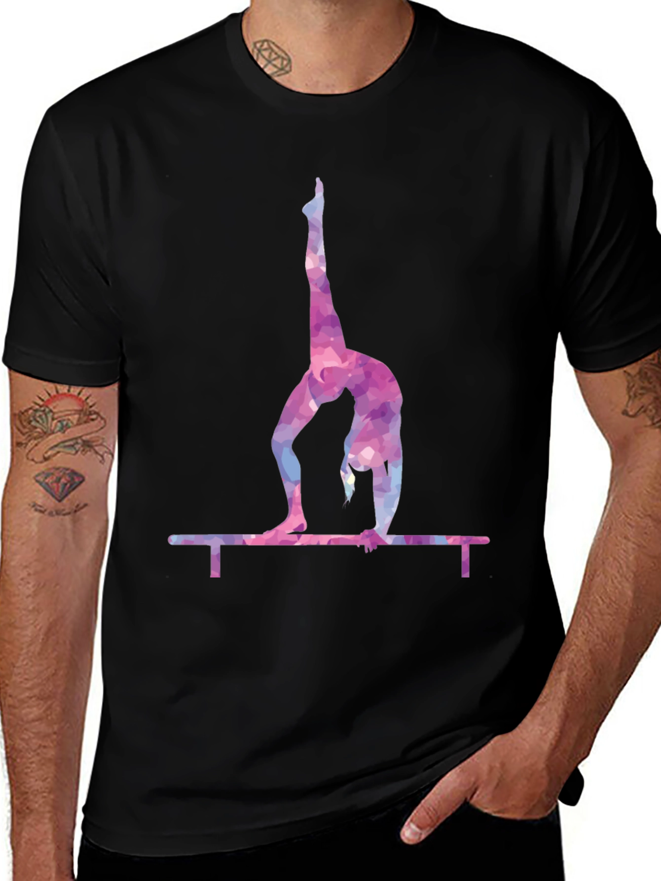 Variant 13 of Gymnastics Graphic Tee - Artistic Athlete T-Shirt