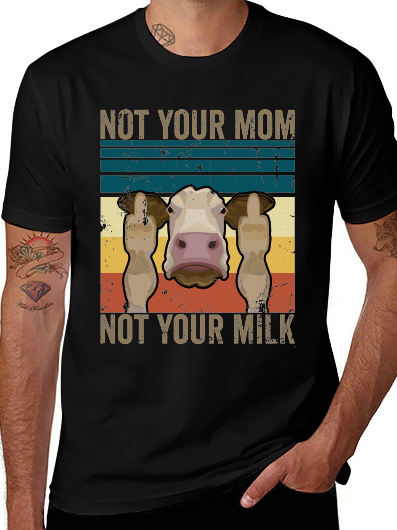 Variant 28 of Not Your Mom Not Your Milk T-Shirt