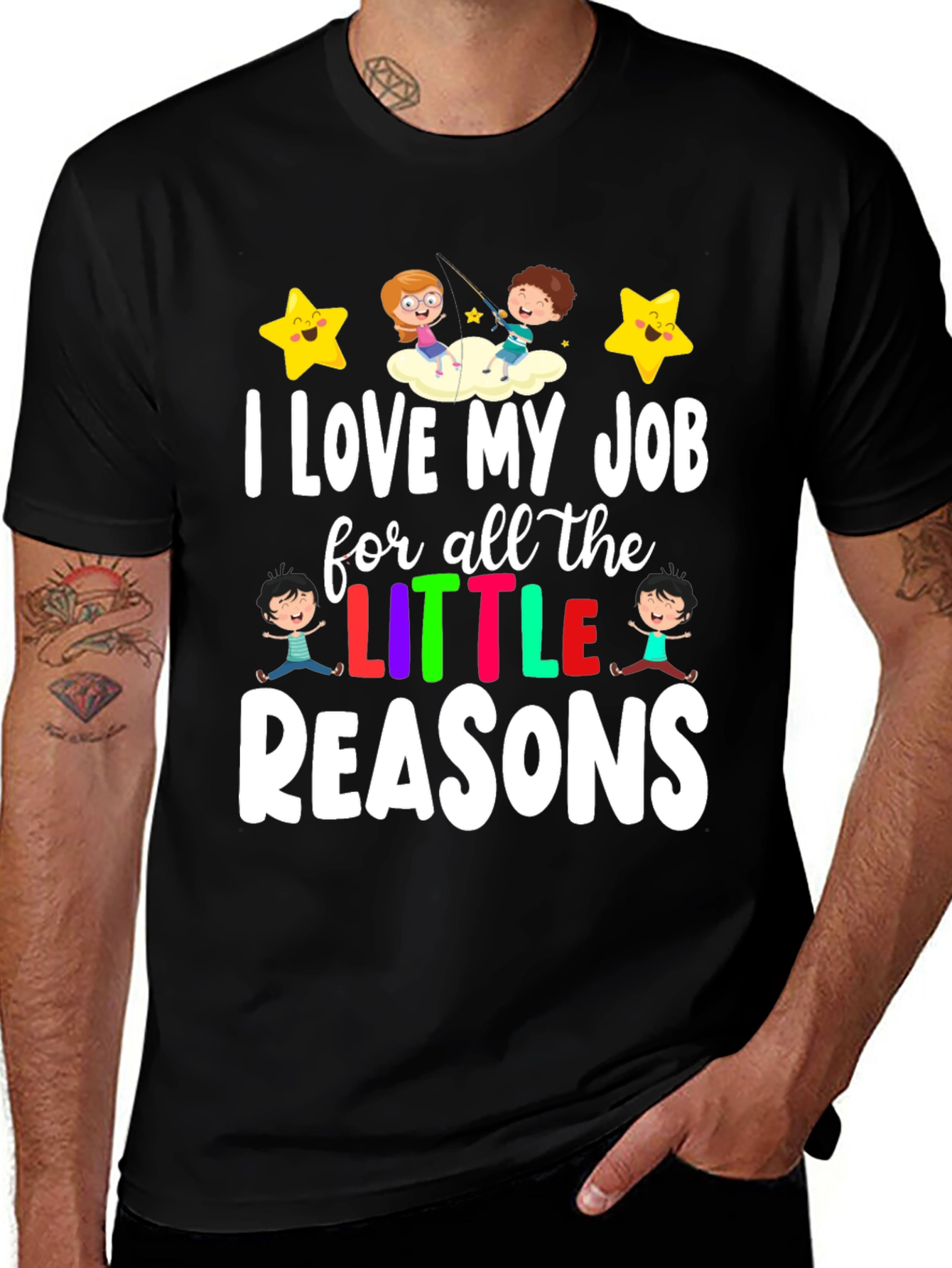 Variant 3 of I Love My Job T-Shirt