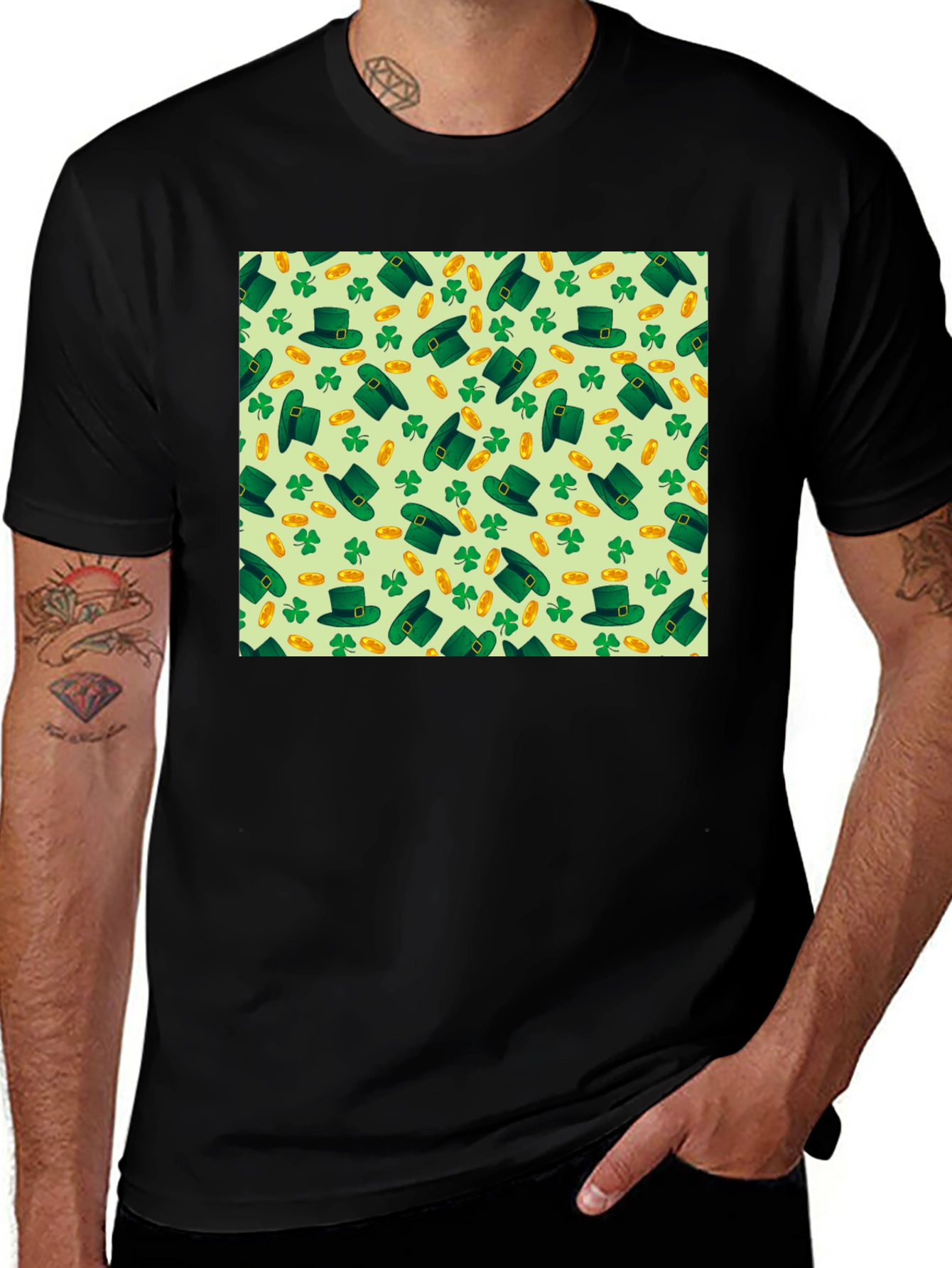 St. Patrick's Day Pattern T-Shirt