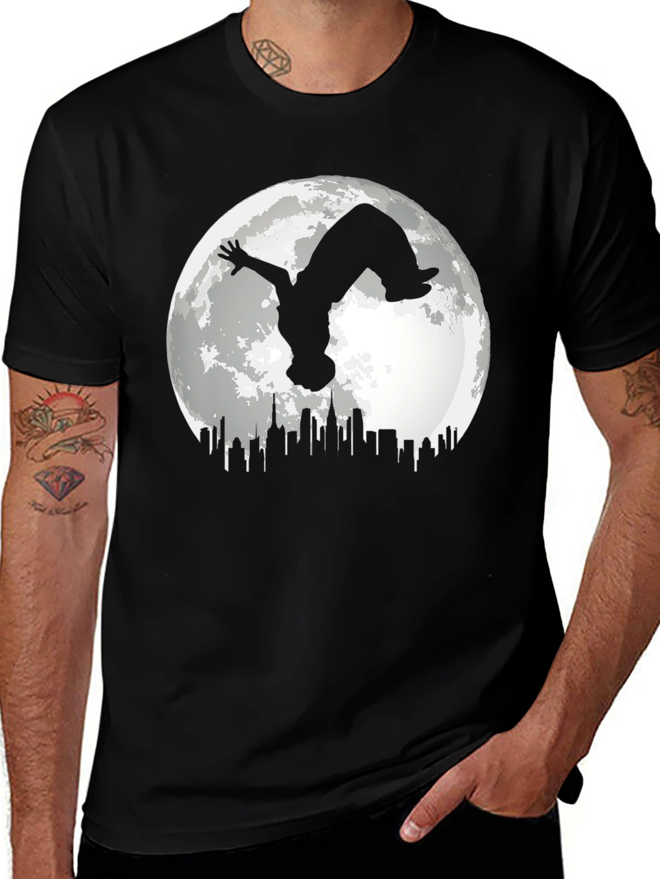 Variant 30 of Moon Flip Graphic Tee