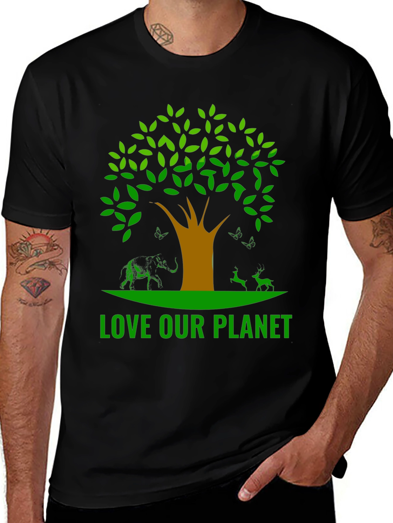 Variant 19 of Love Our Planet Graphic T-Shirt