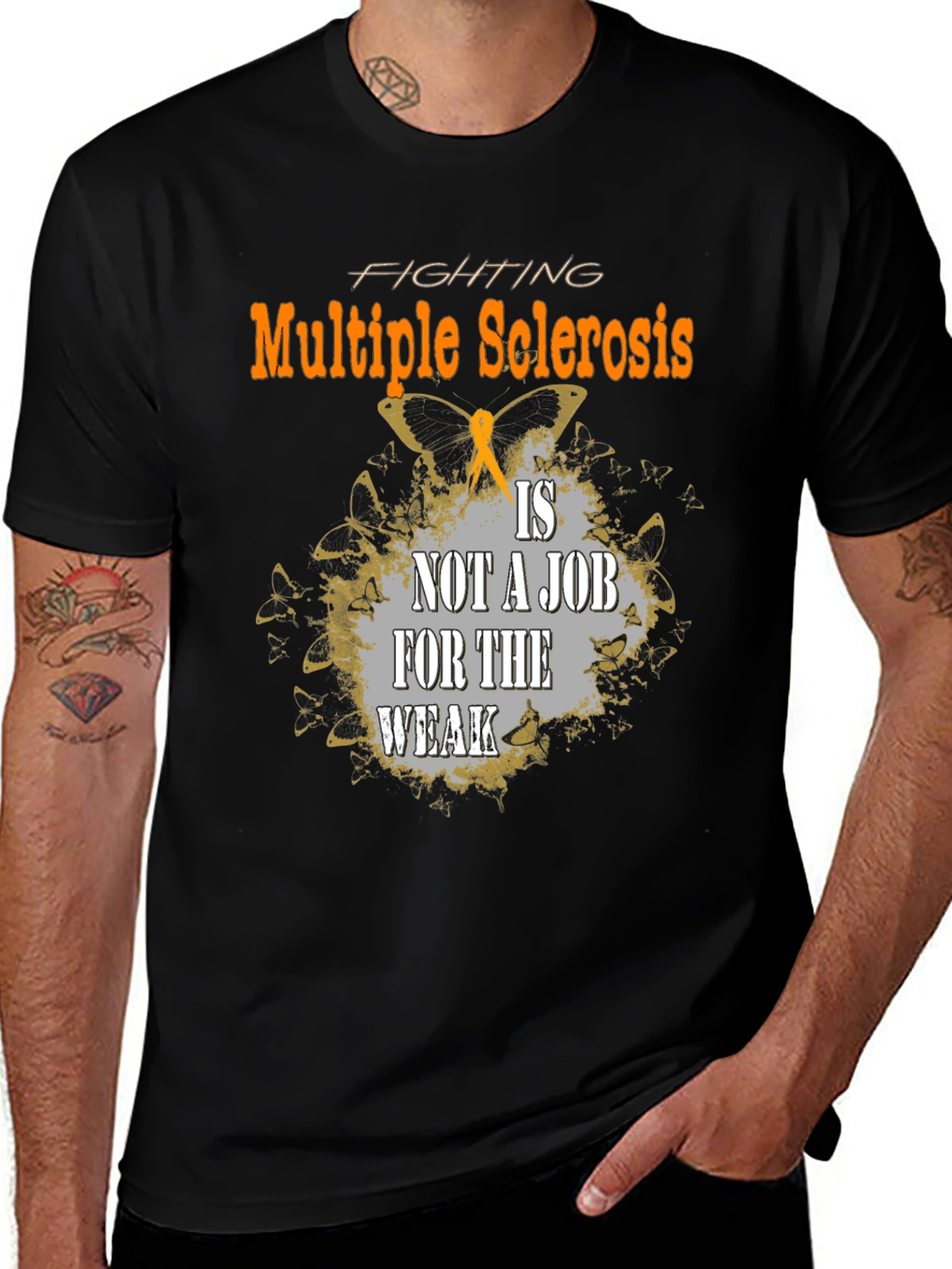 Variant 5 of Multiple Sclerosis Awareness T-Shirt
