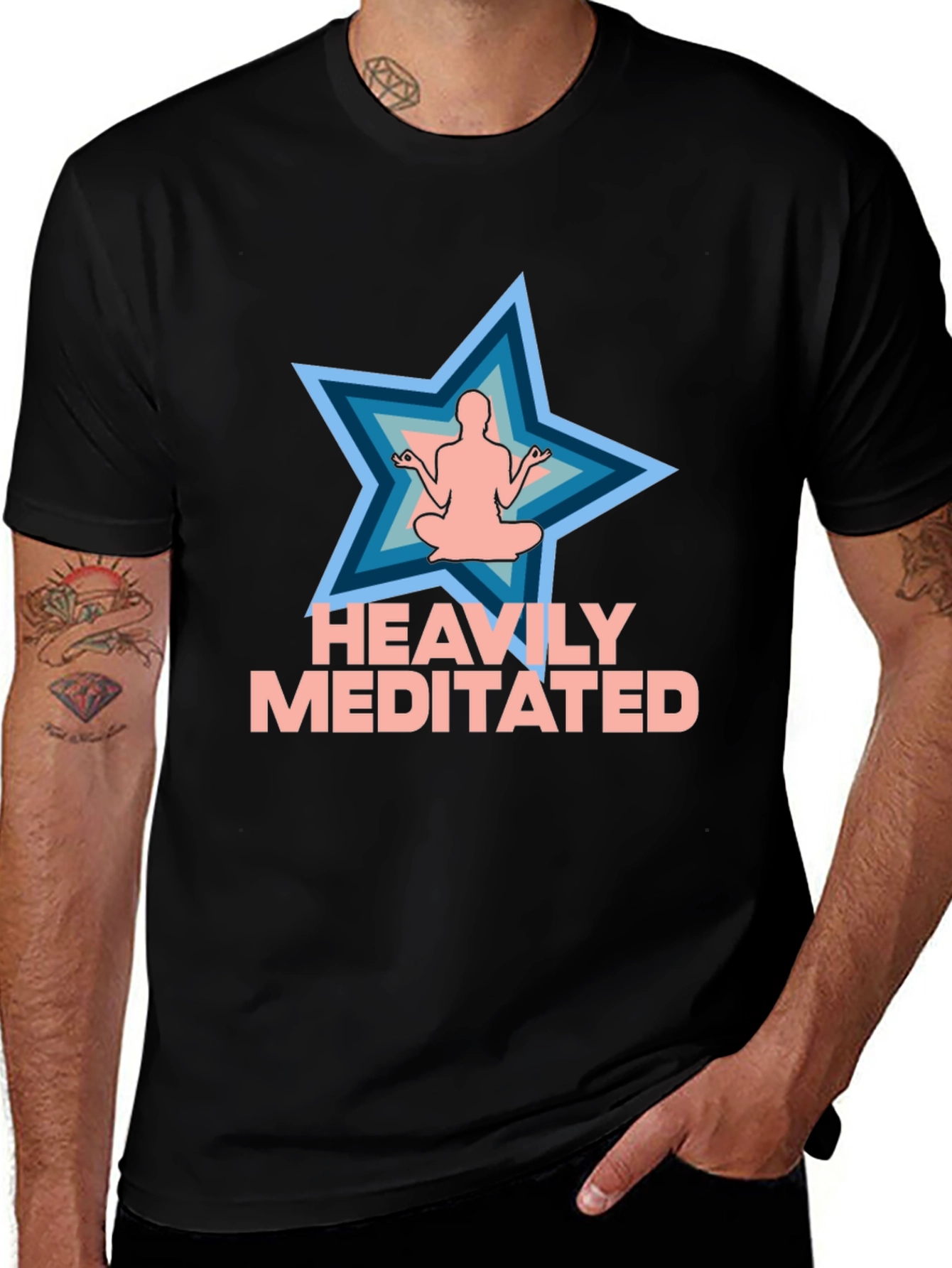 Variant 6 of Heavily Meditated Graphic Tee - Relaxed Fit
