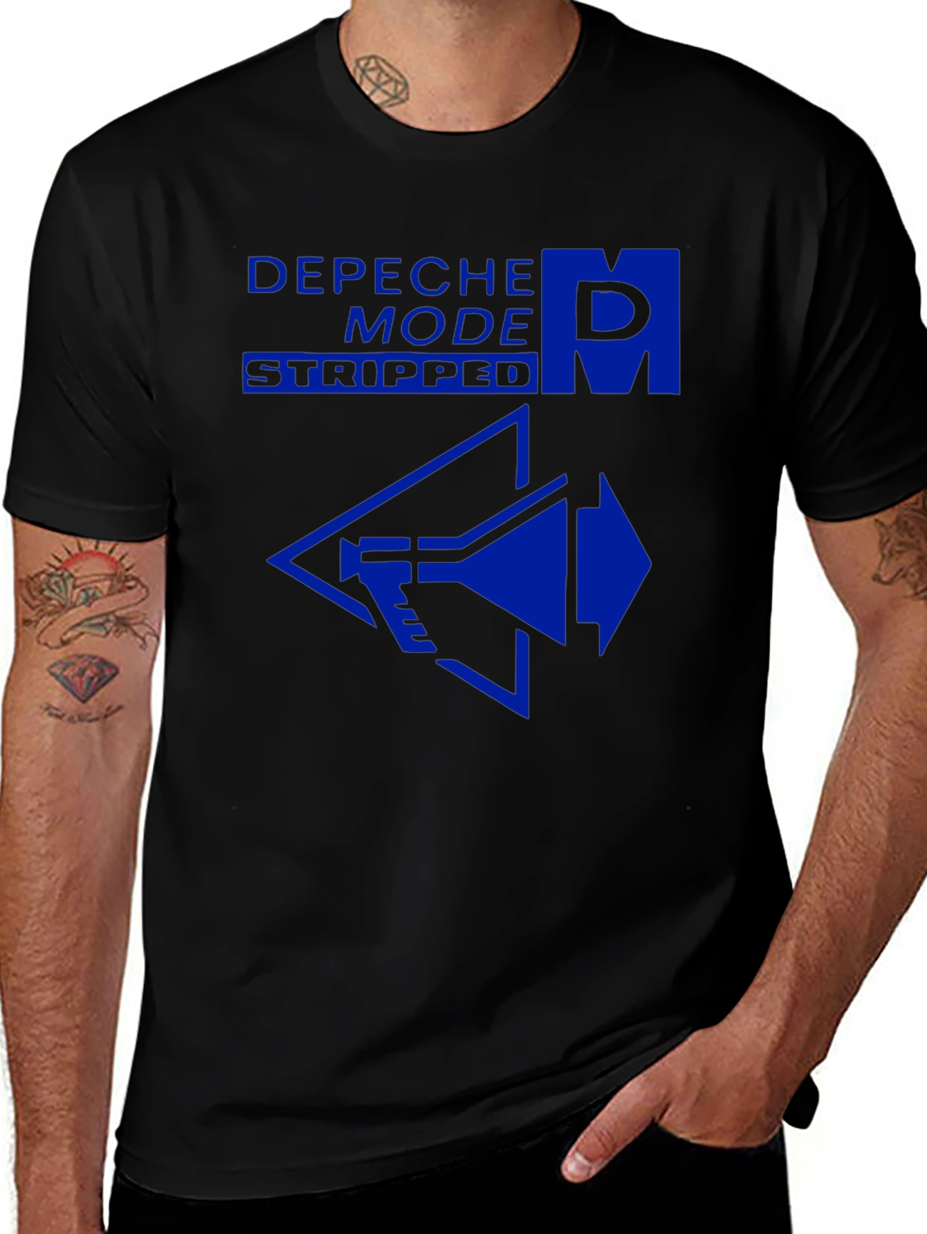 Depeche Mode Stripped T-Shirt - Retro Band Tee