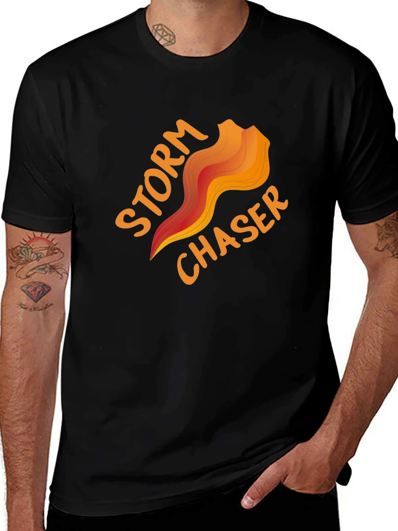 Variant 26 of Storm Chaser Graphic Tee - Weather Enthusiast Shirt